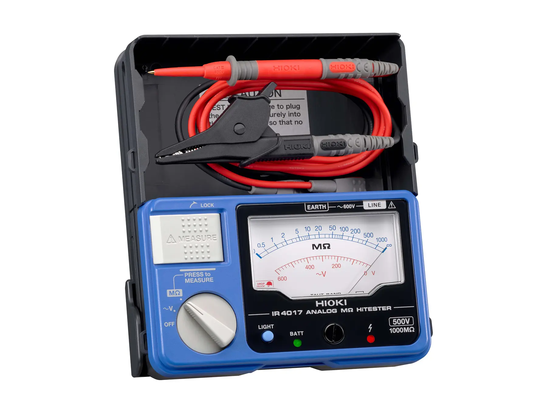 HIOKI IR4017 analog insulation tester ohmmeter function