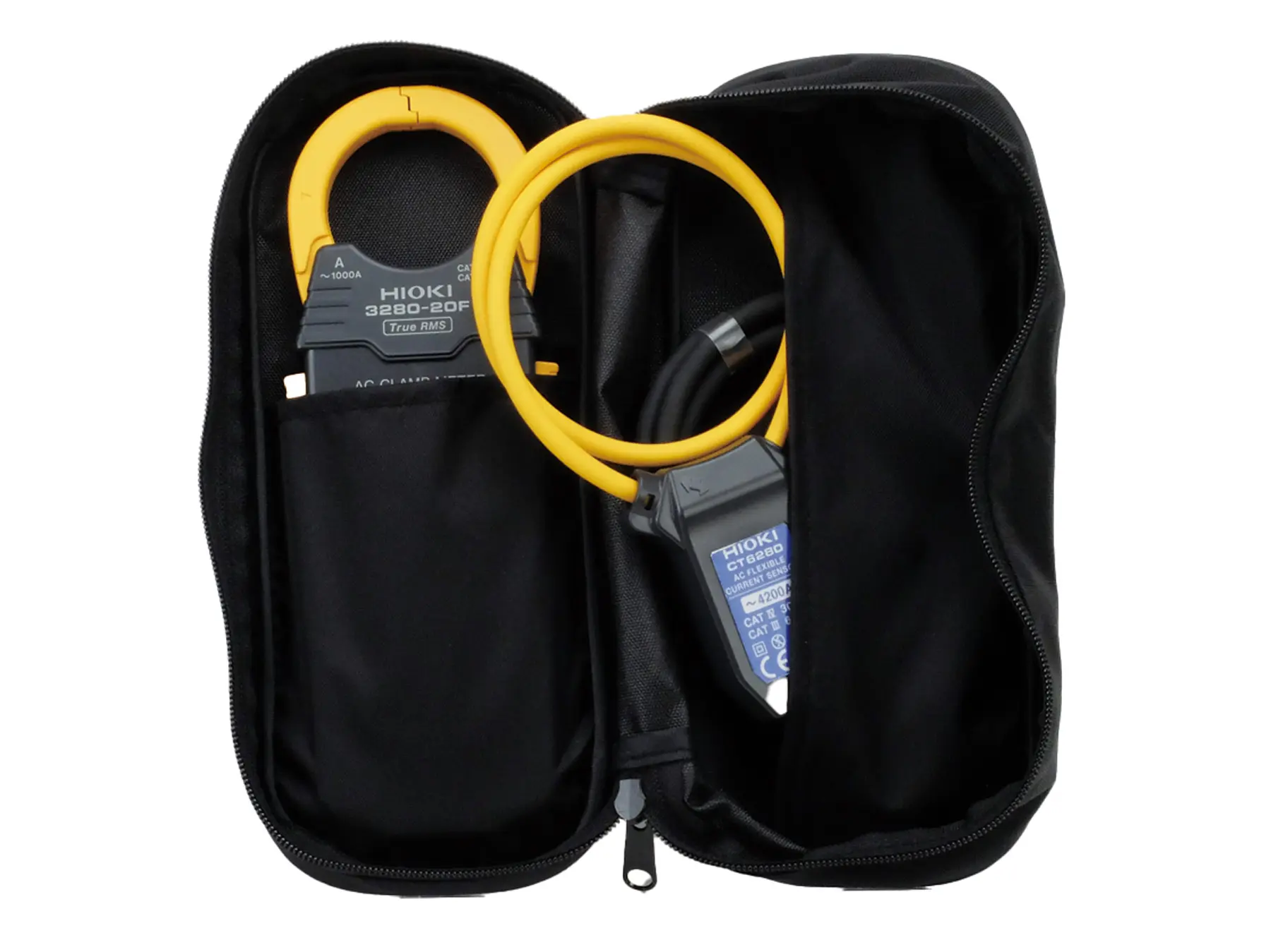 HIOKI 3280-70F AC clamp meter with CT6280 flexible AC current sensor in C0205 carrying case