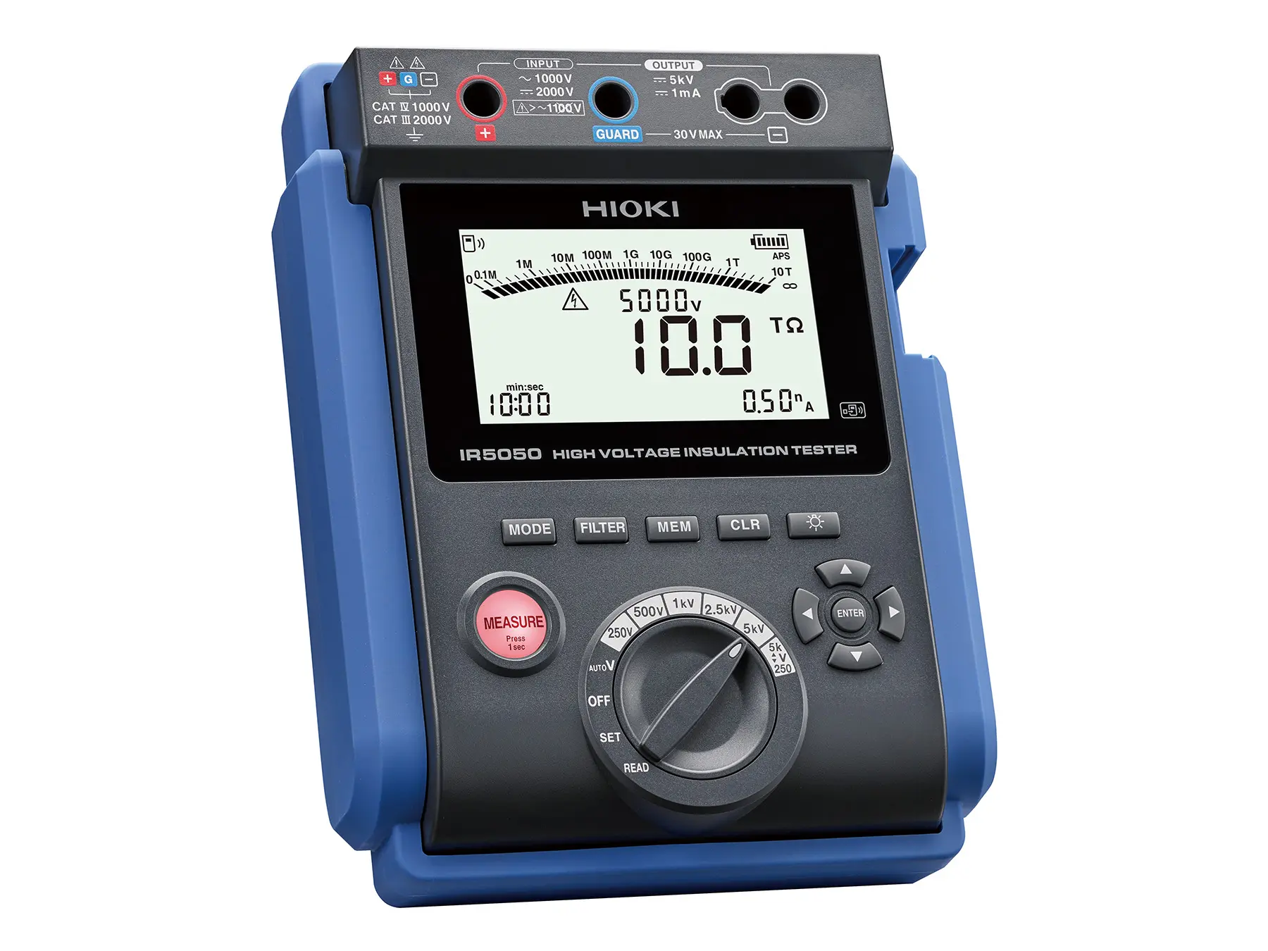 IR5050 - Portable 5 kV high voltage insulation tester