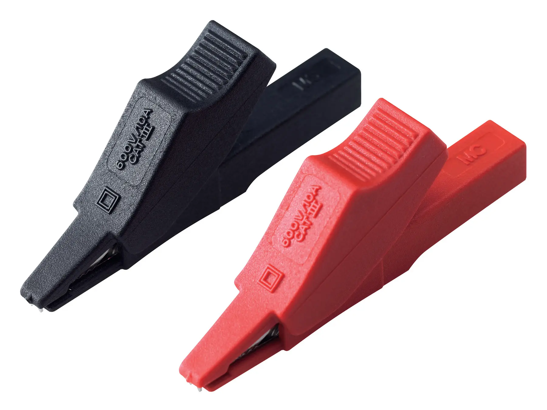 L9790-01 - Crocodile clips red/black