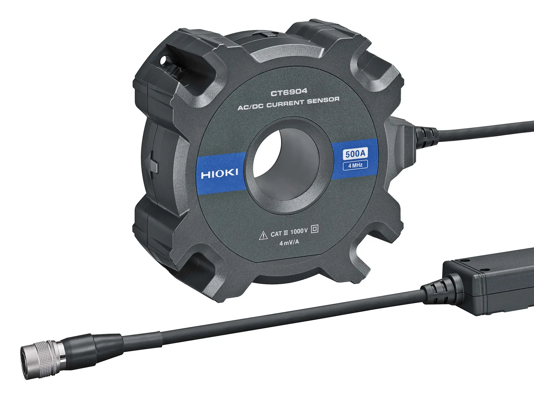 HIOKI CT6904A - High-precision AC/DC current sensor, 500 A / 4 MHz