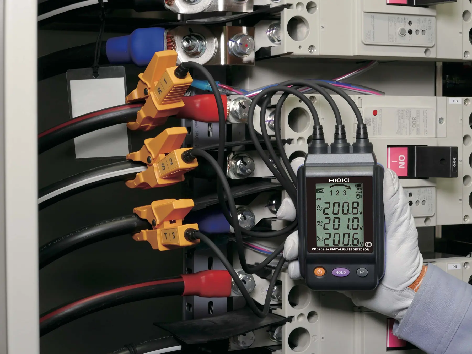 HIOKI PD3259-90 non-contact phase detector true voltage cat iv 600v