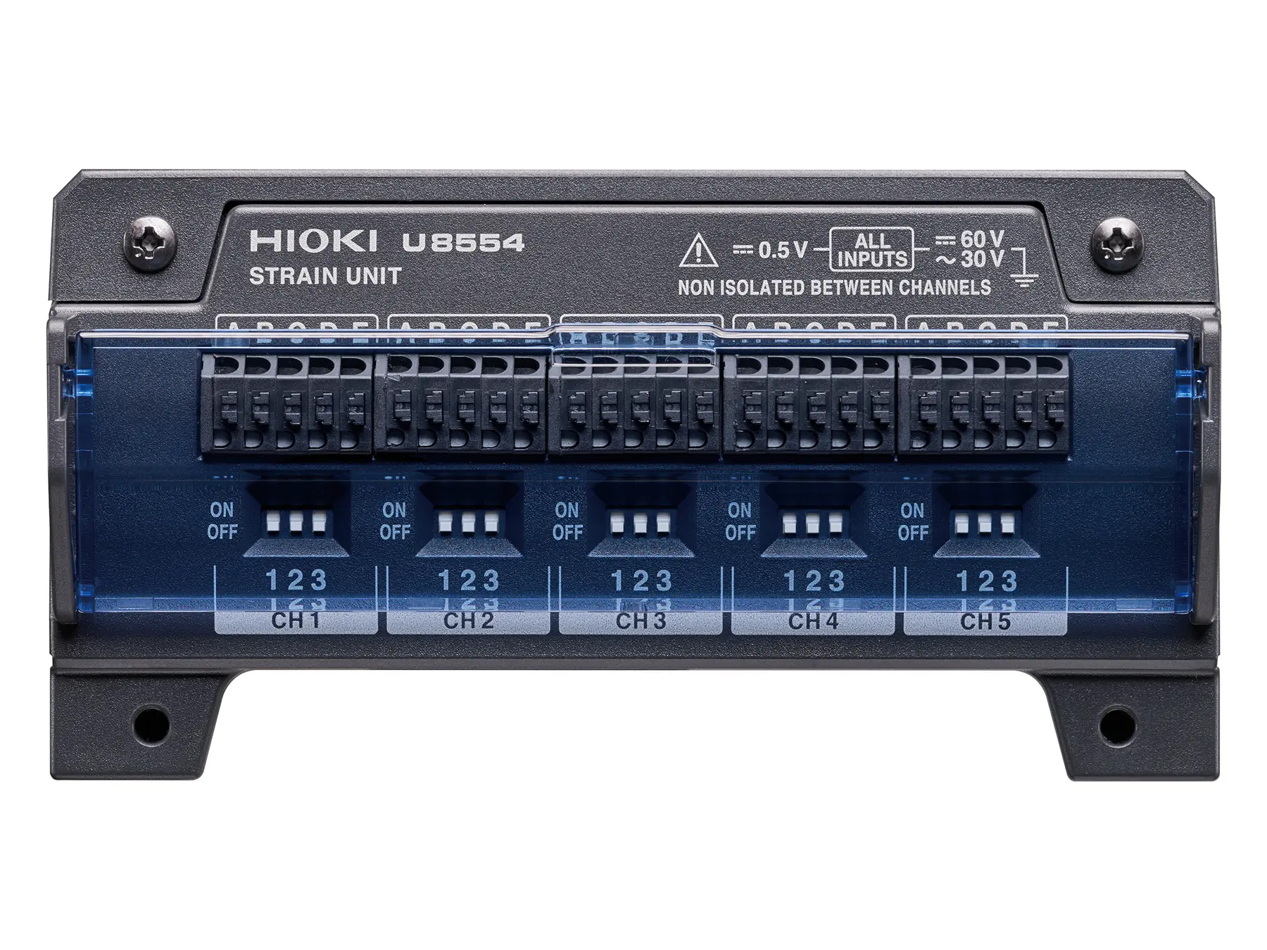 U8554 - 5-ch logger module for strain gauges, 1 ms
