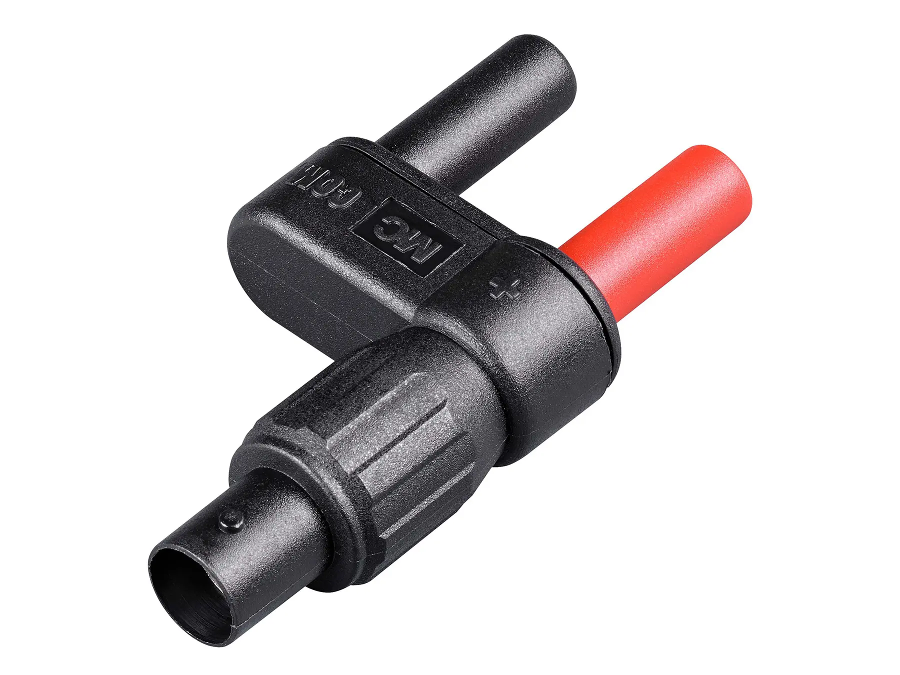 9704 - BNC Adapter, BNC Female to 2 × 4 mm Banana Plug, CAT III 600 V