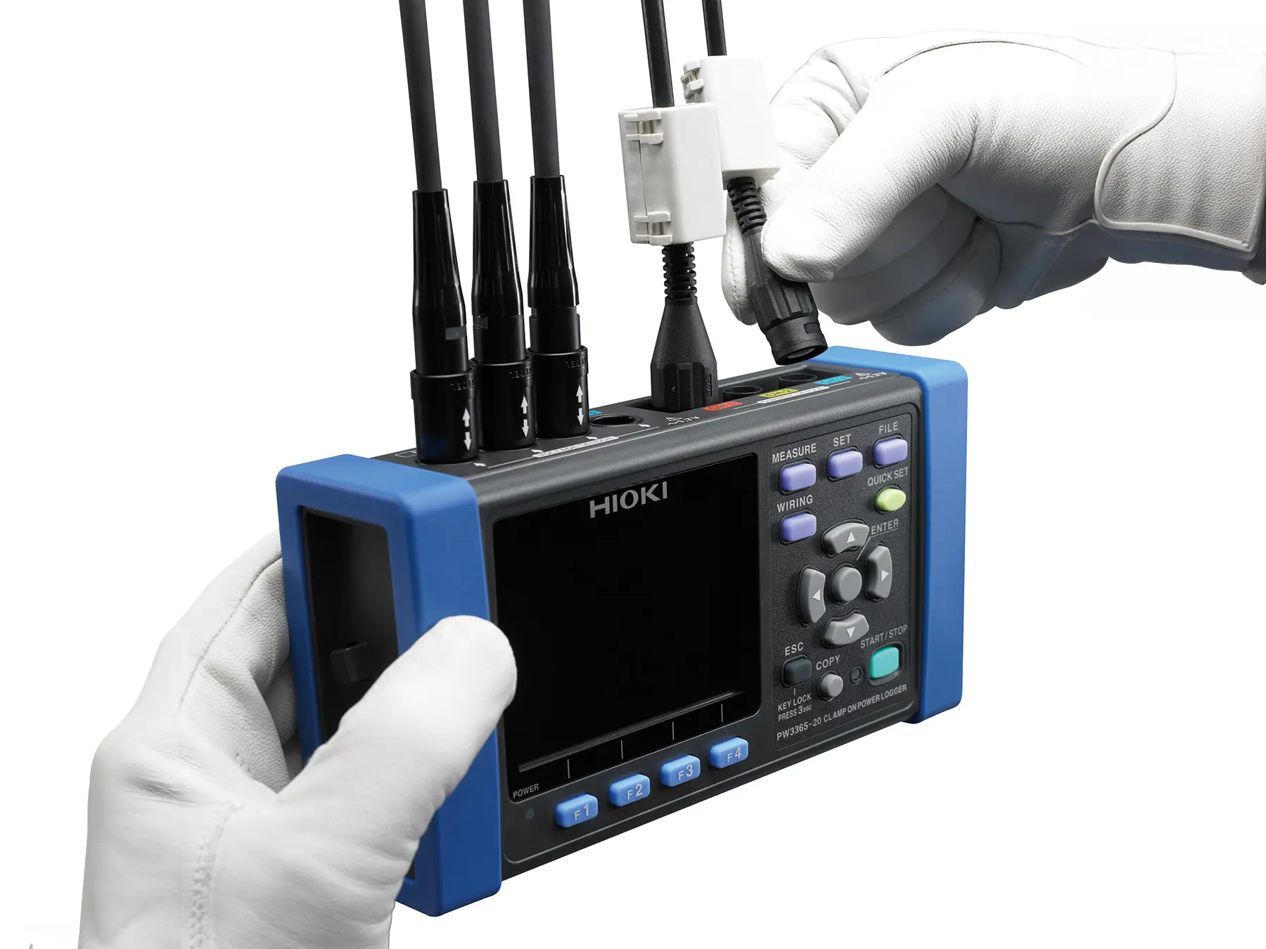 PW3365 - Compact Three-Phase Power Logger with non-contact voltage sensors