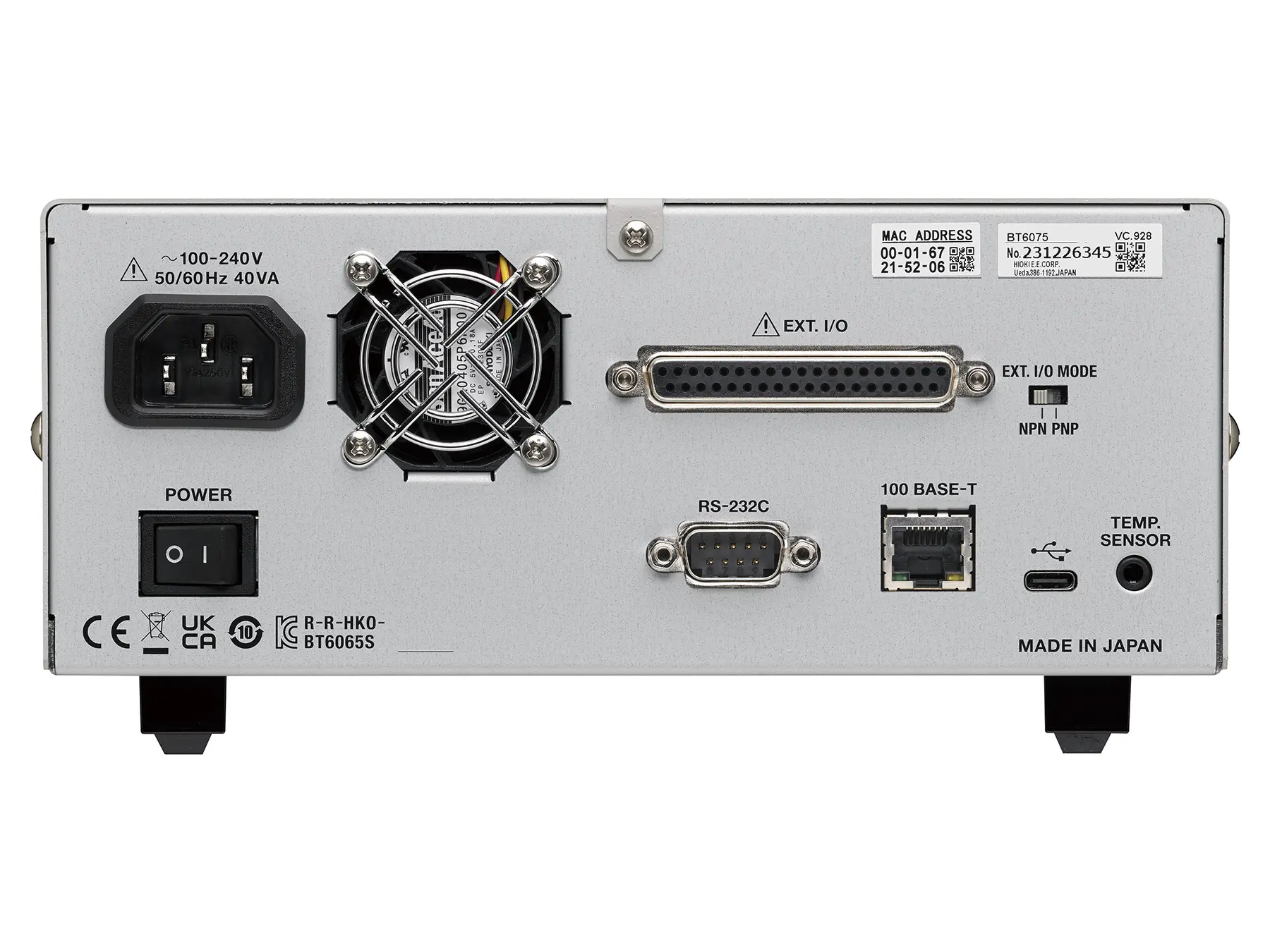 HIOKI BT6075 - precision battery tester and 7.5 digit voltmeter
