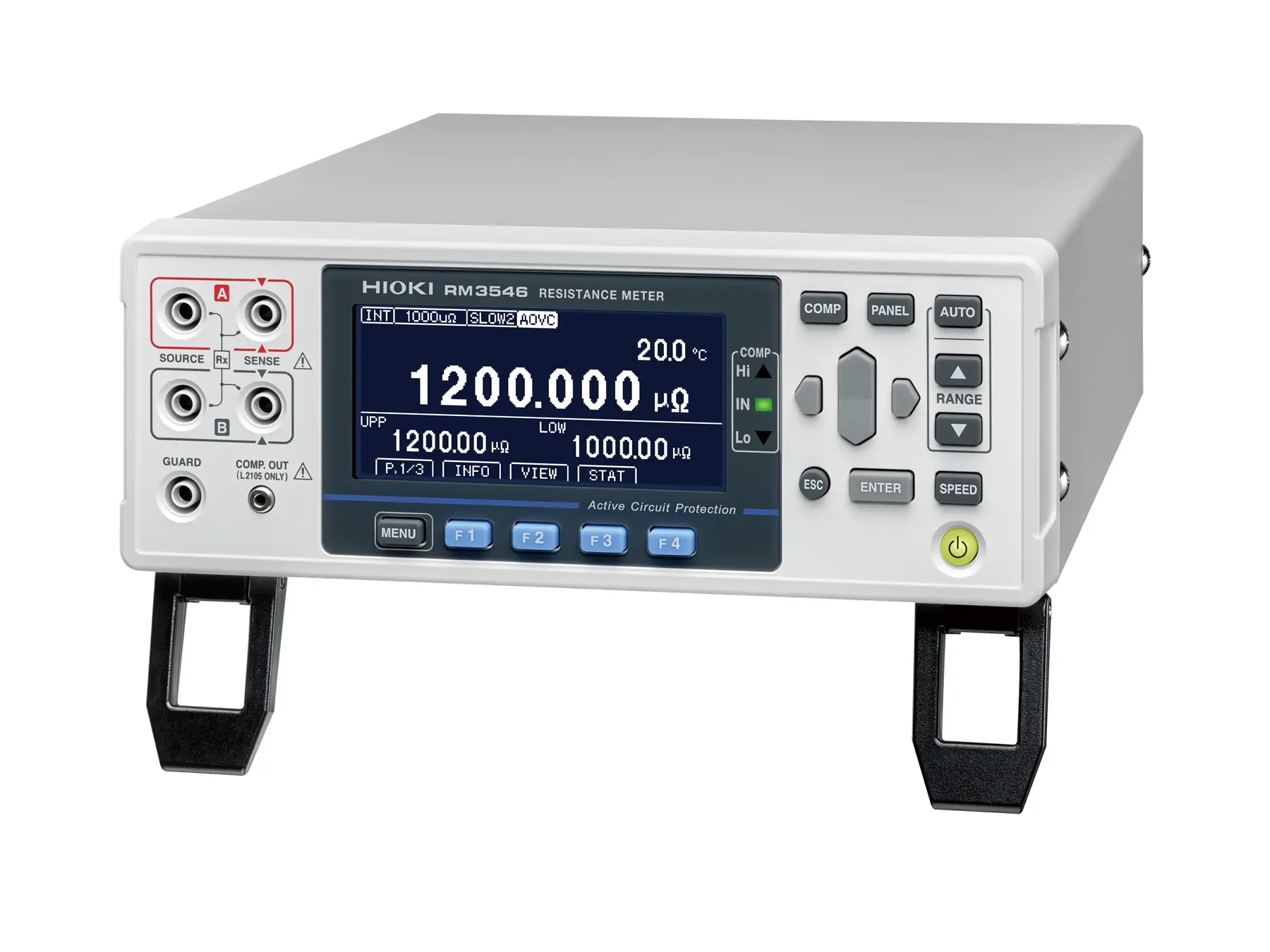 HIOKI RM3546 high precision dc resistance meter weld resistance inspection max test current 1a dc