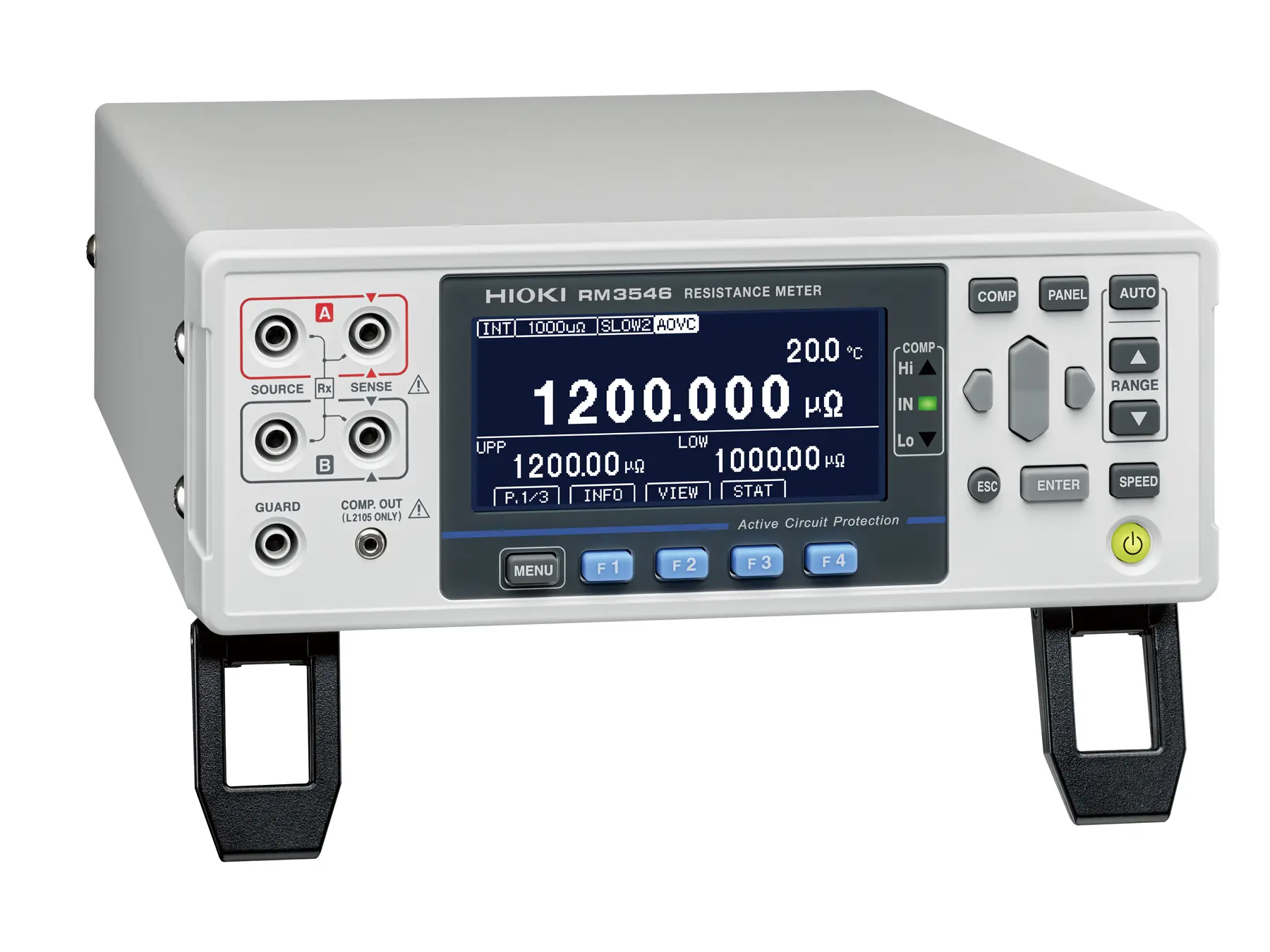 HIOKI RM3546 high precision dc resistance meter weld resistance inspection 1 nanoohm resolution