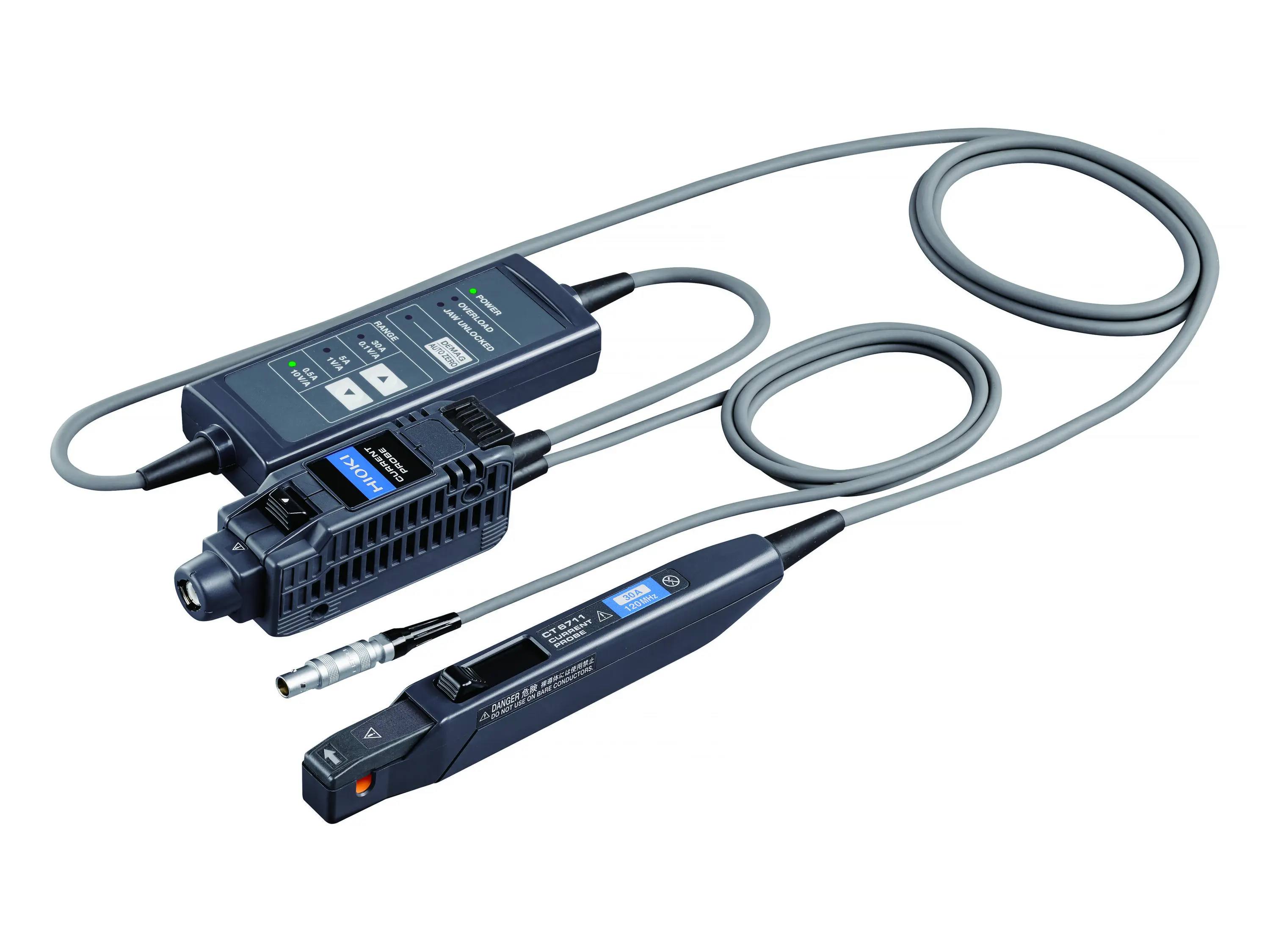 HIOKI CT6711 - AC/DC multi-range Current Probe, 30 A / 120 MHz