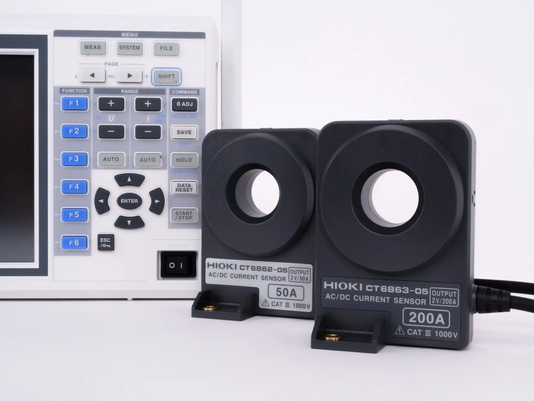 HIOKI CT6862-05 AC DC Current Sensor Fluxgate wide frequency range low phase shift