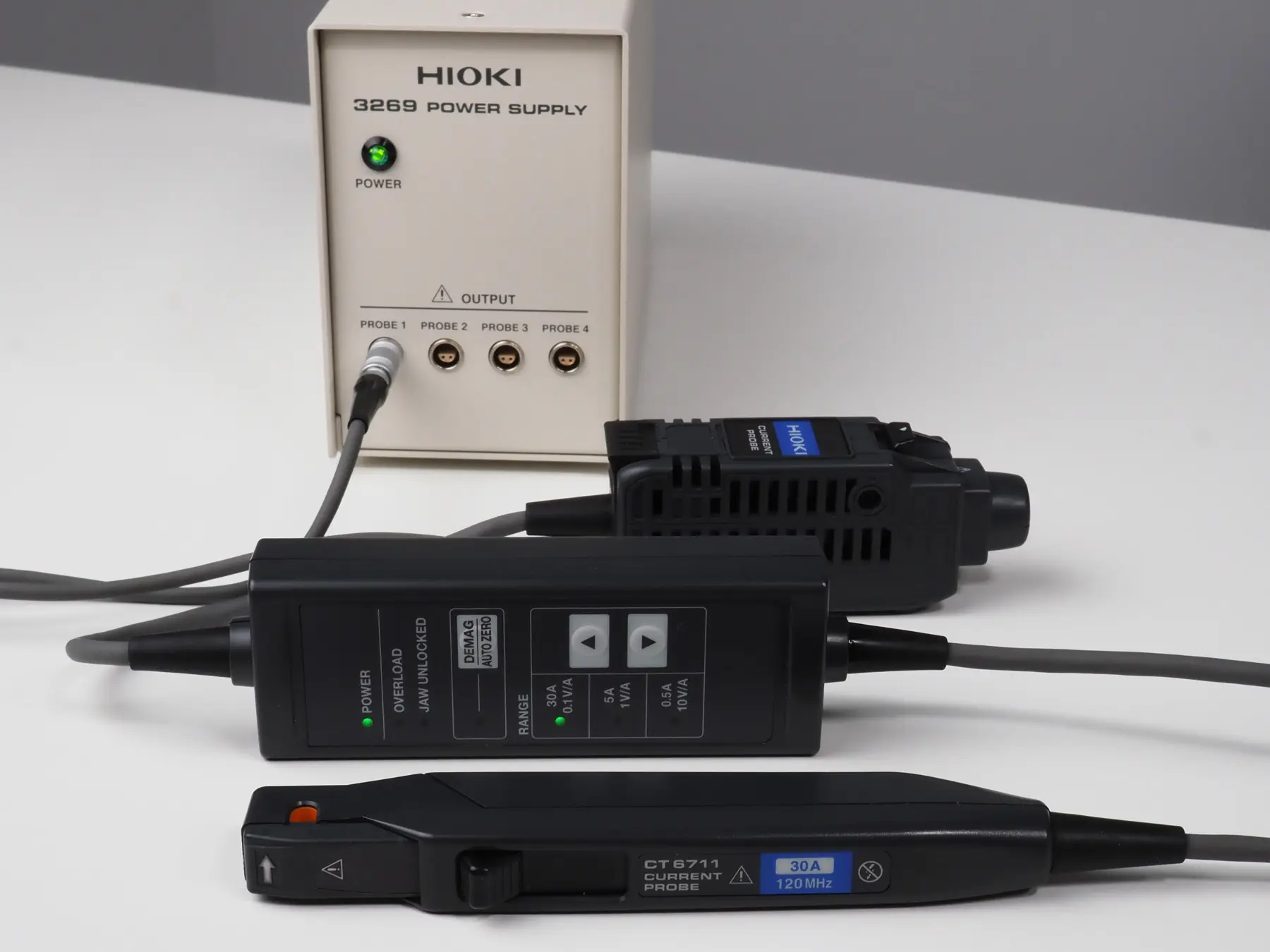 HIOKI 3269 power supply 12v 2500ma multi sensor setup