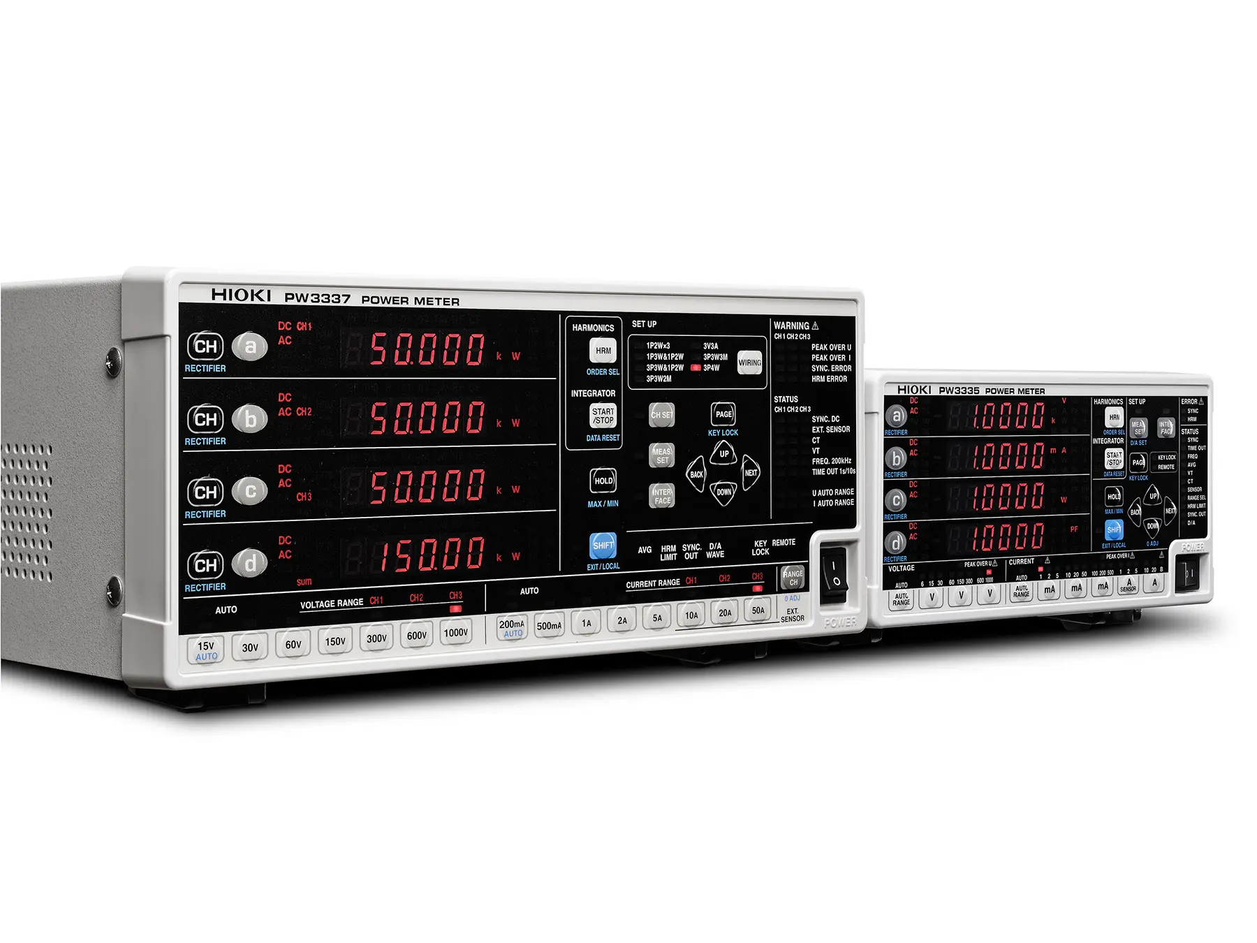 PW3337 - 3-channel AC/DC power meter up to 65 A and 1000 V