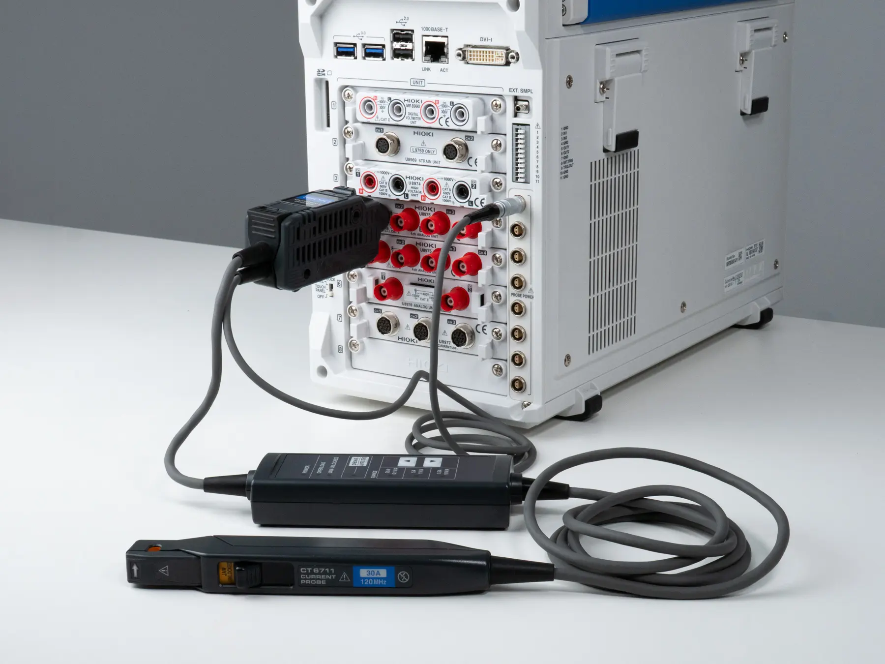 HIOKI CT6711 current probe 30a 120mhz oscilloscope ready