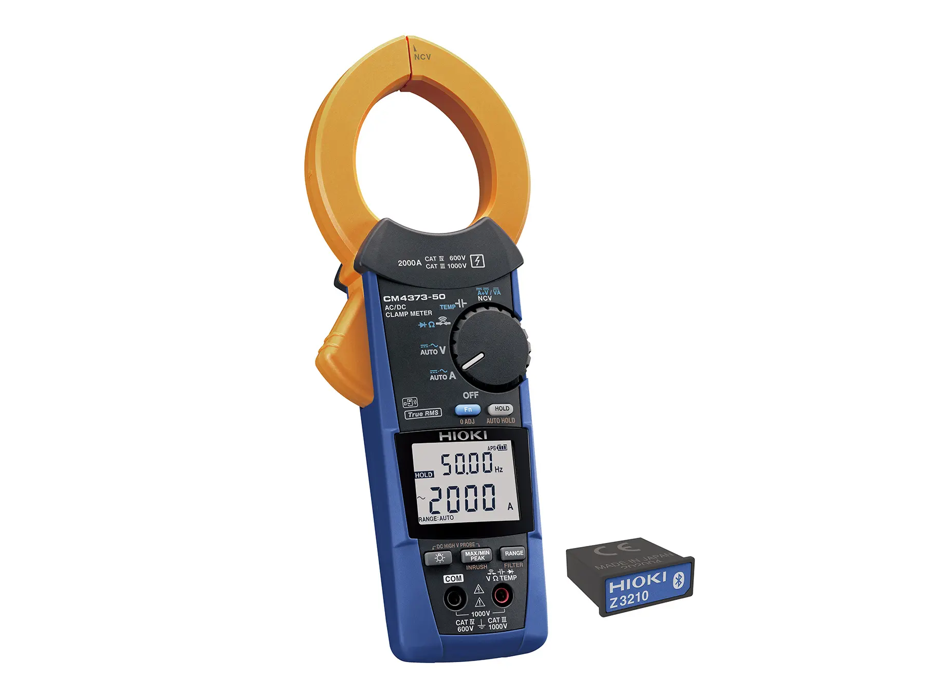 HIOKI CM4373-90 - AC/DC True RMS Clamp Multimeter with 2000 A Current Range
