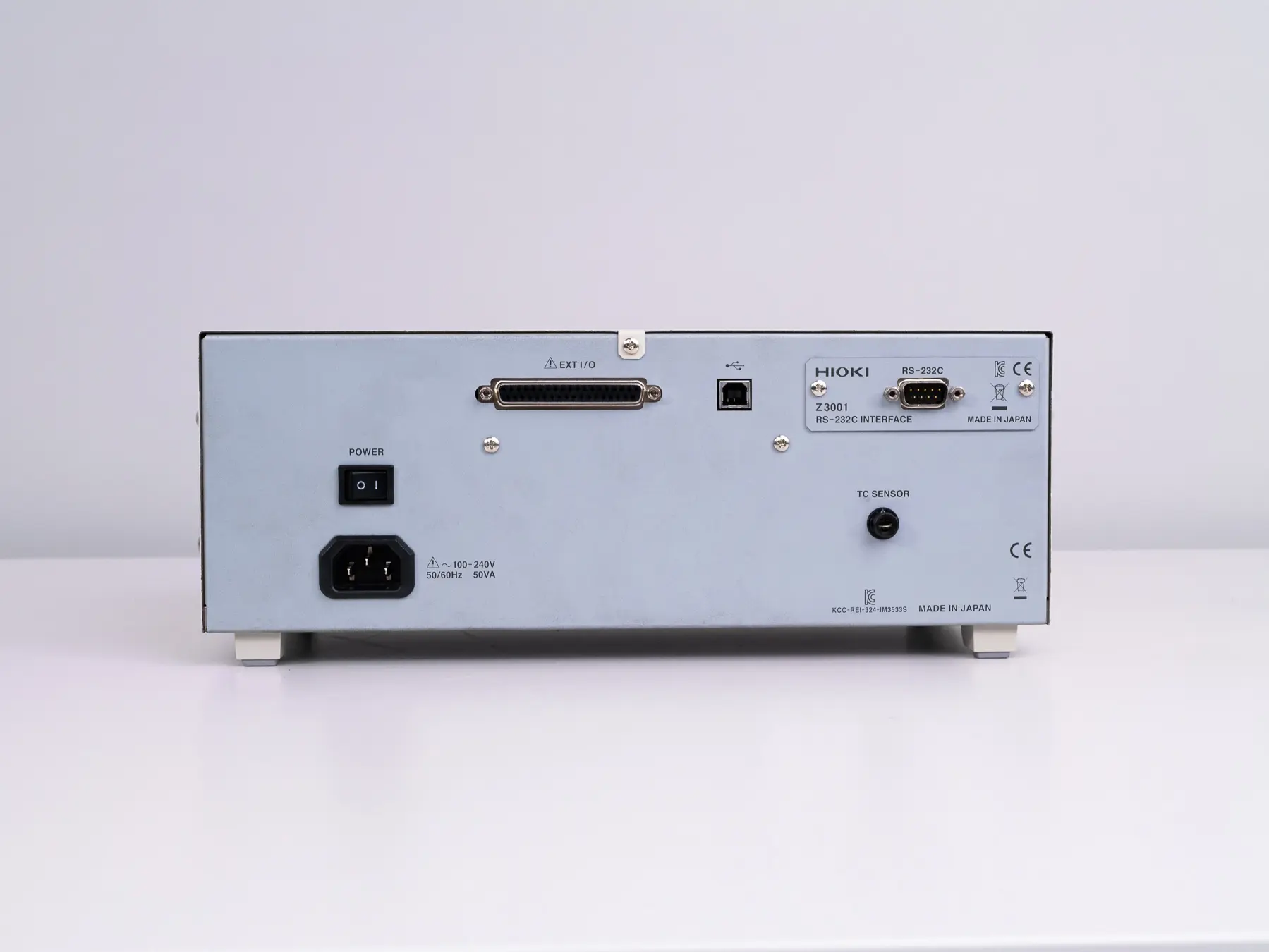 HIOKI IM3590 chemical impedance analyzer 1mhz to 200khz backside