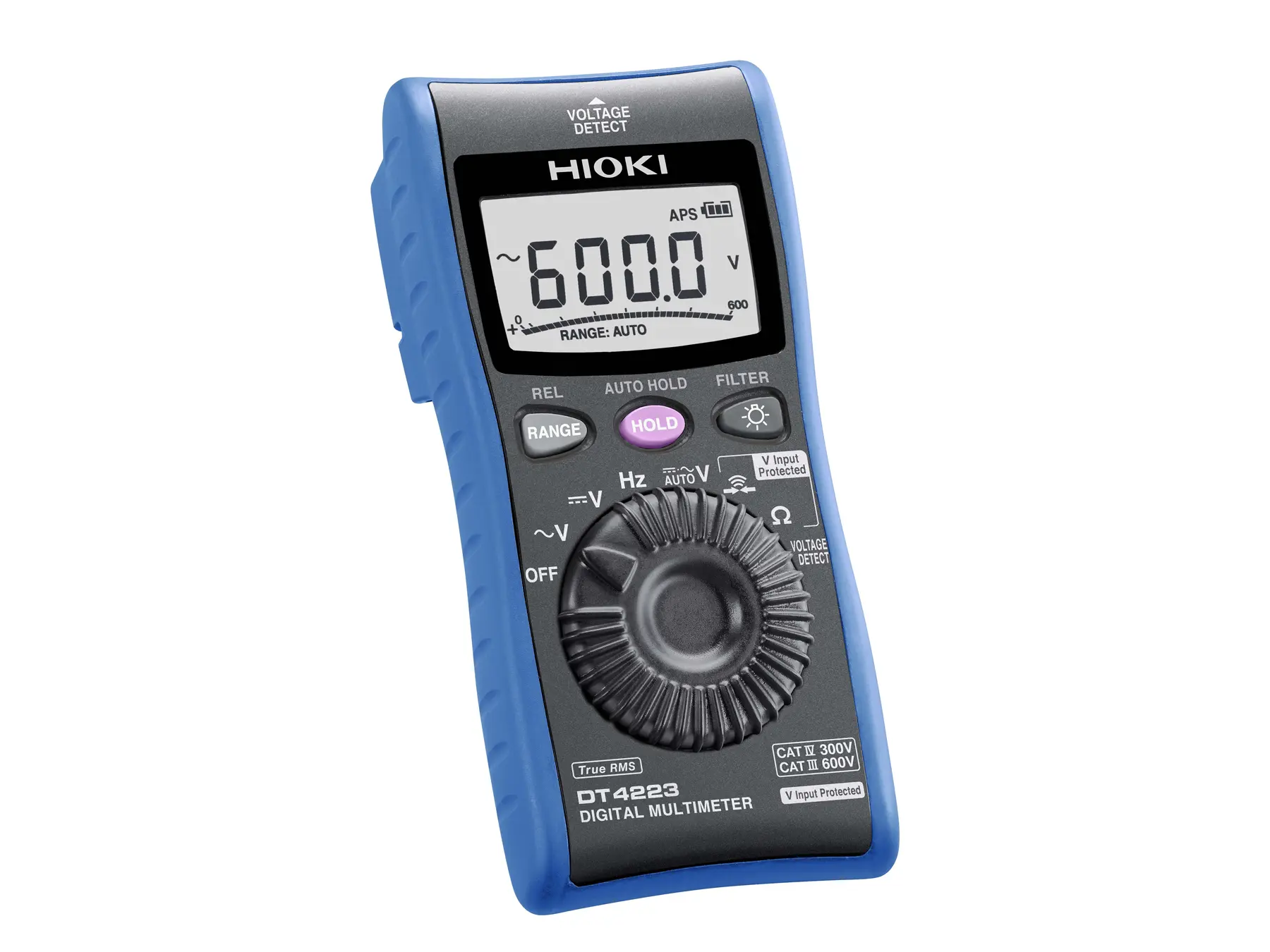 HIOKI DT4223 digital multimeter cat iii 600v cat iv 300v installation and service