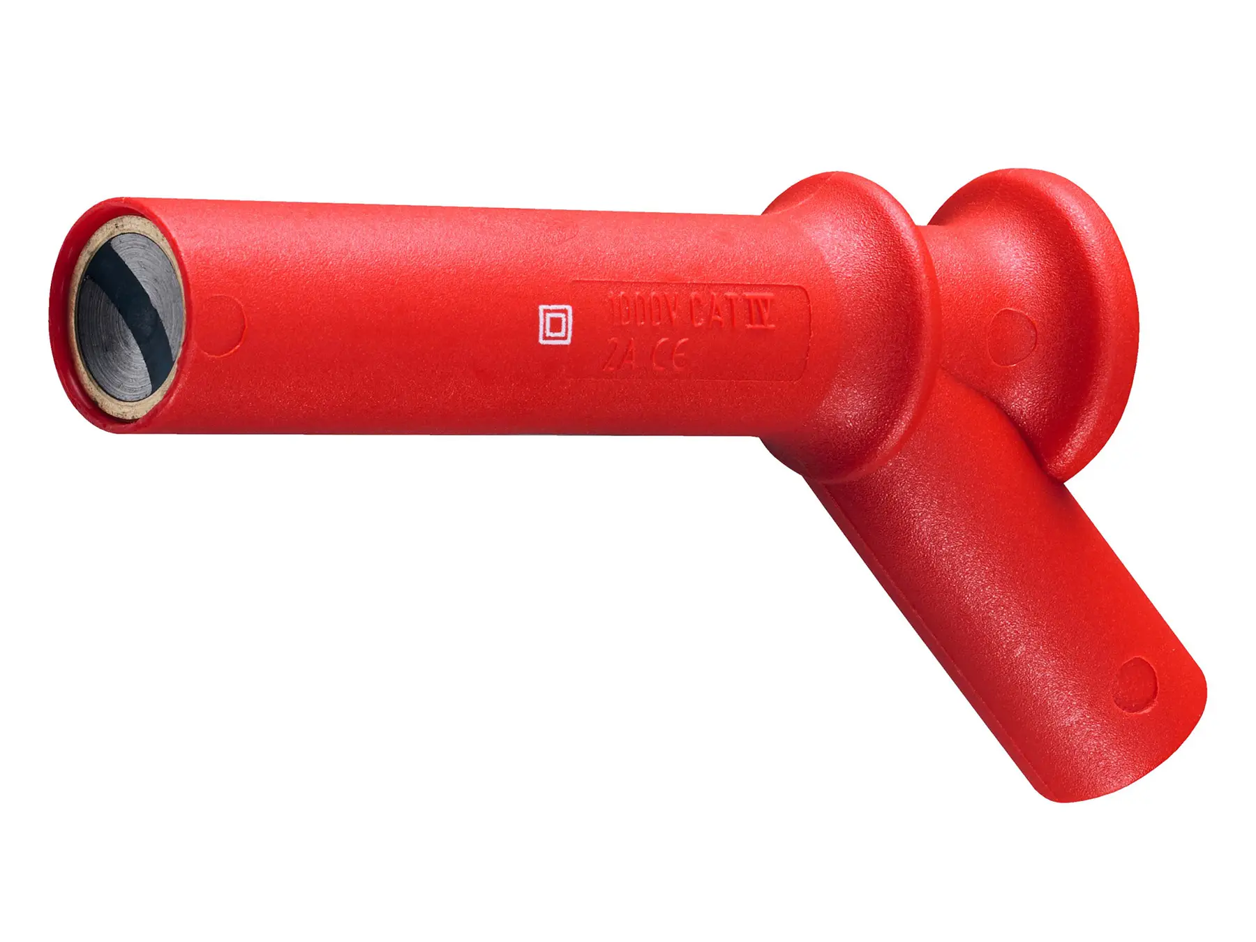 9804 - Magnetic Clip Set for Test Leads, red/black, 4 mm connectors