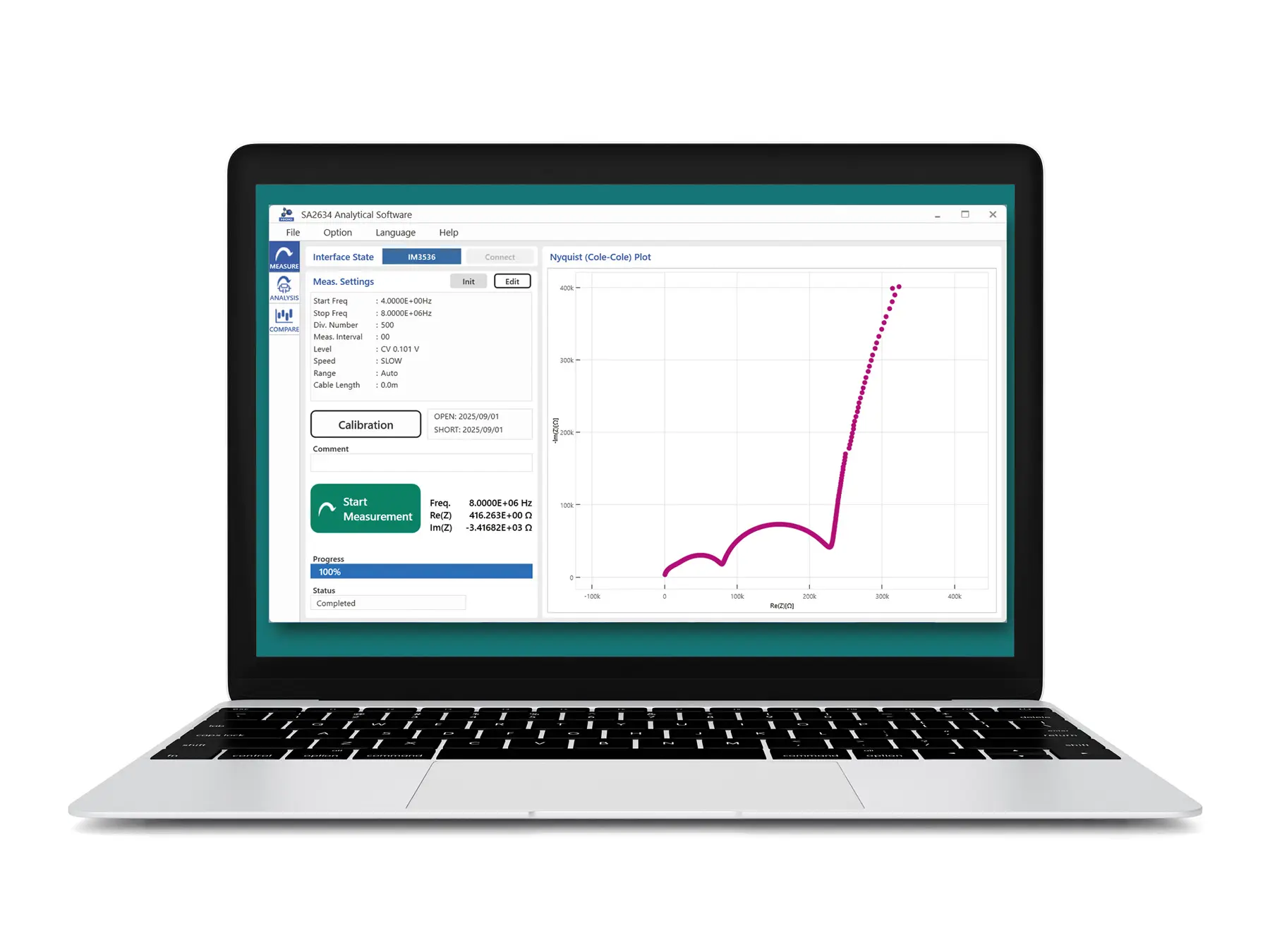 HIOKI SA2634 KIT slurry analysis system conductivity evaluation