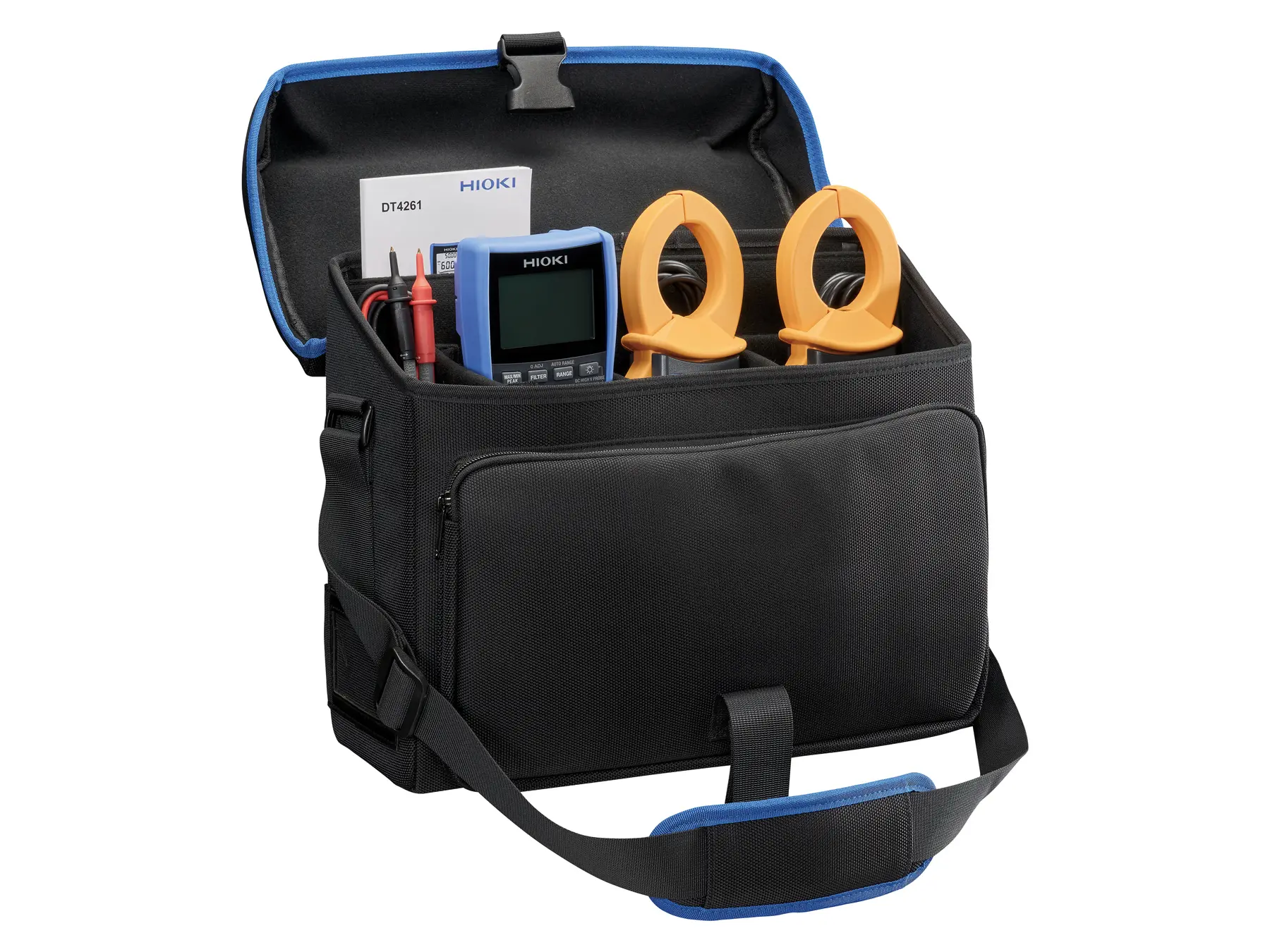 HIOKI C0207 instrument carrying case with adjustable compartments