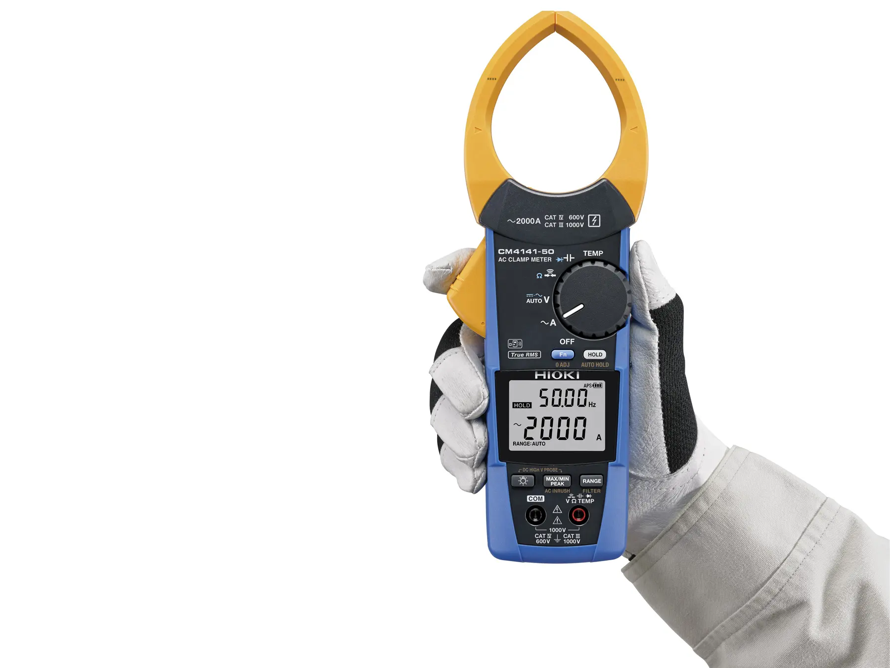 HIOKI CM4141-50 true rms clamp multimeter 2000a ac handheld
