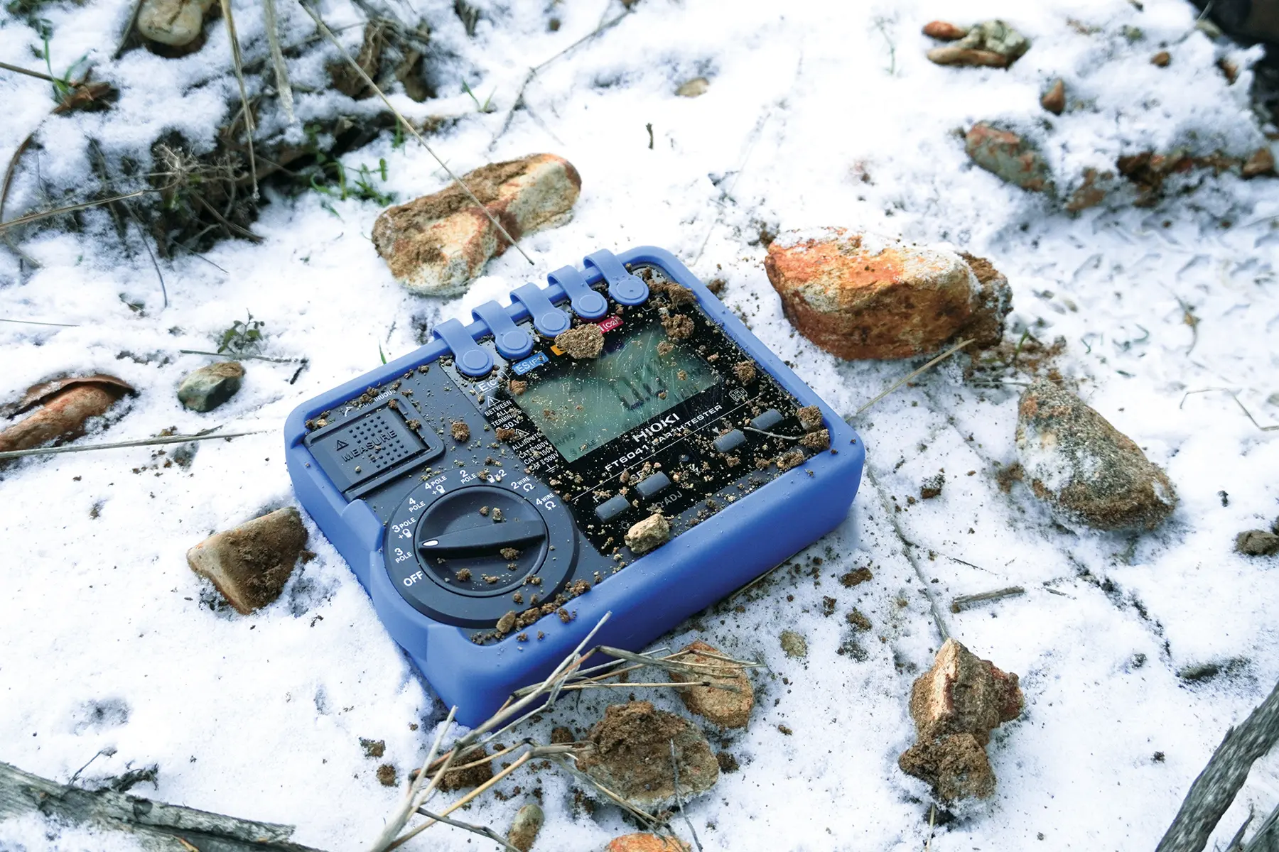 HIOKI FT6041 earth tester IP67 dustproof and waterproof protection