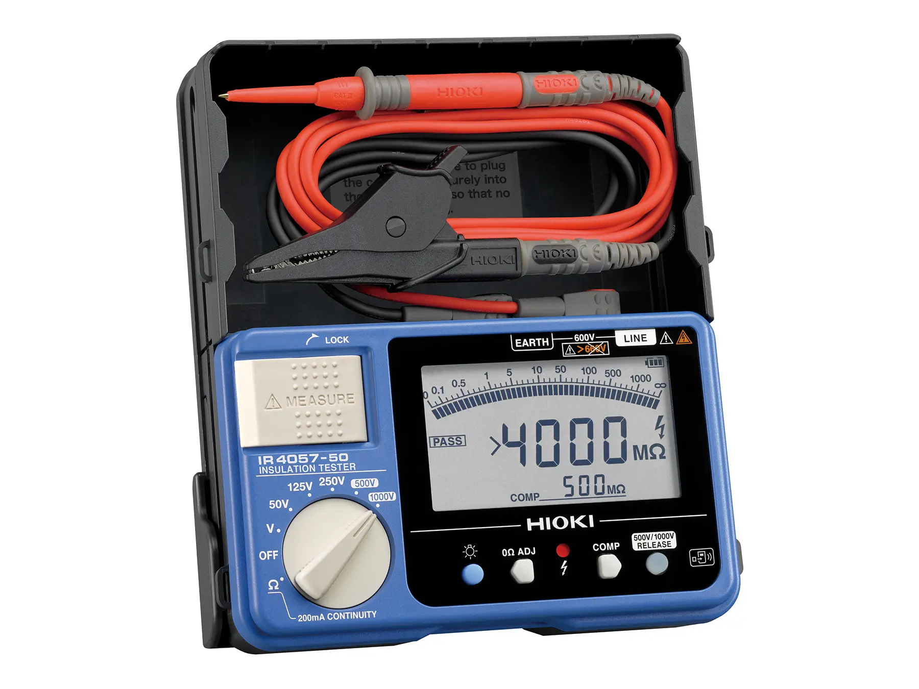 IR4057-50 - Digital Insulation Tester with Bar Graph, 50 V to 1000 V