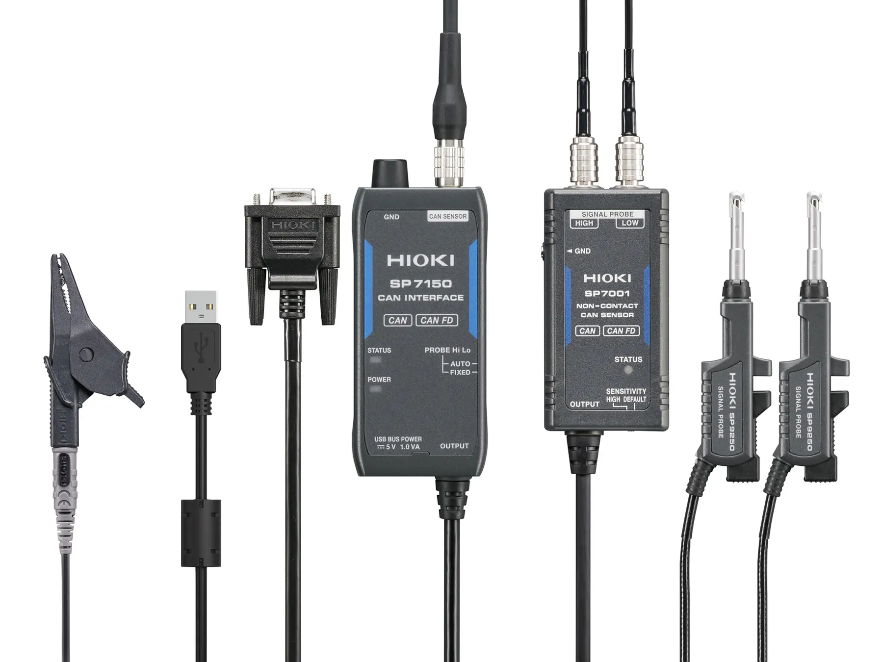 HIOKI SP7001-95 non-contact can fd sensor set clamp type probes passive detection