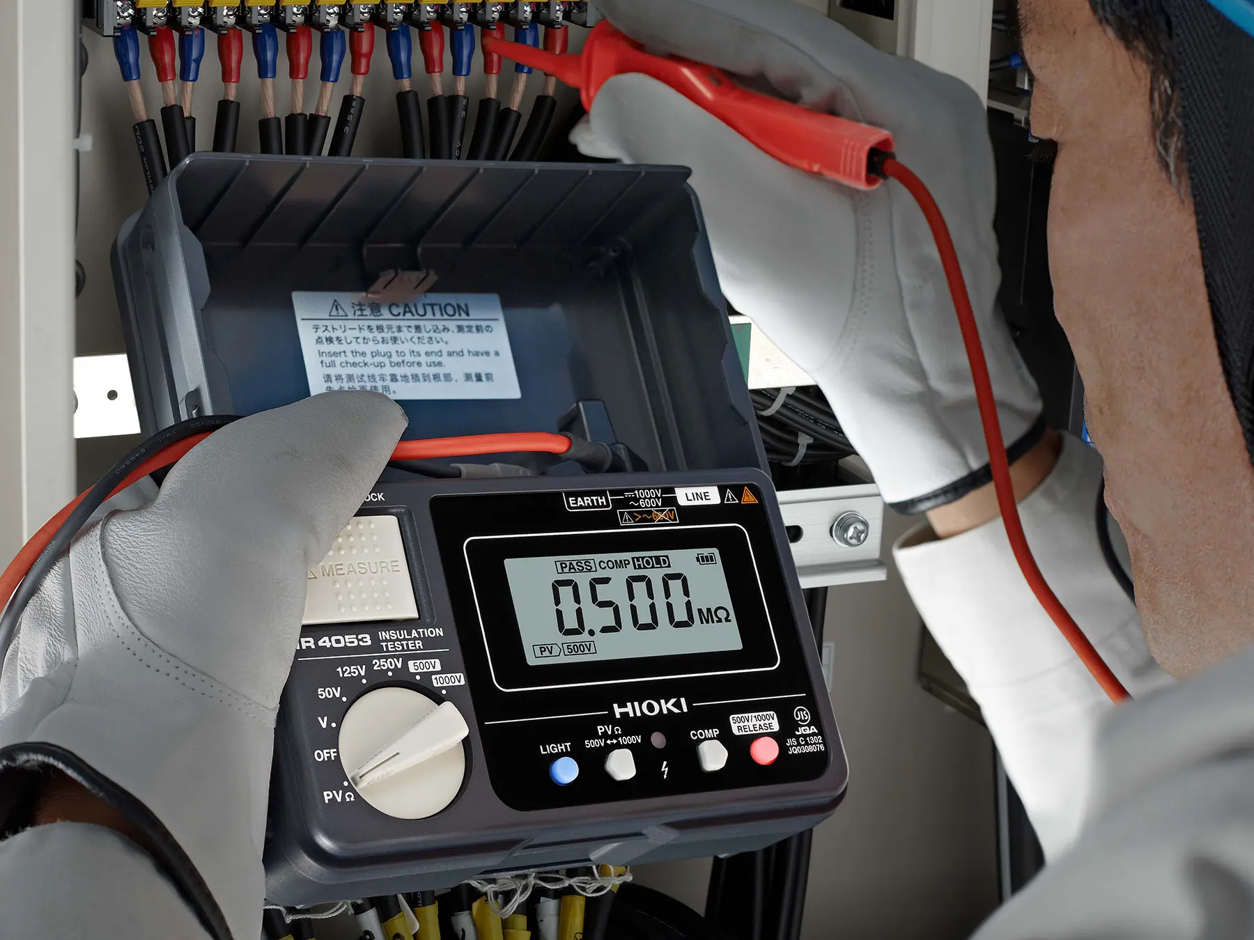 IR4053 - Digital Insulation Tester with PVΩ Function, 50 V to 1000 V