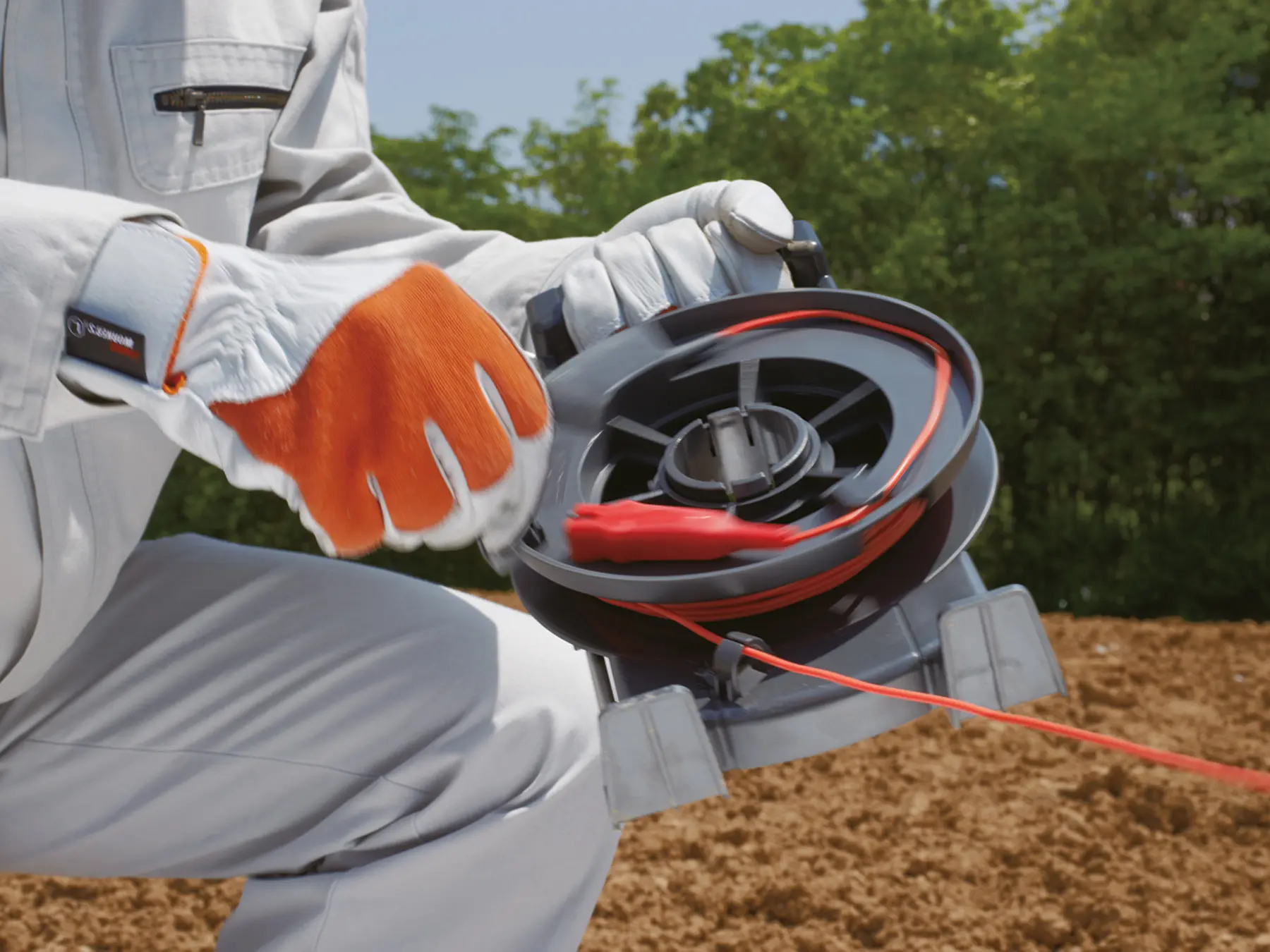 HIOKI L9842-22 measurement cable 20m red winder for ft3151 ft6031