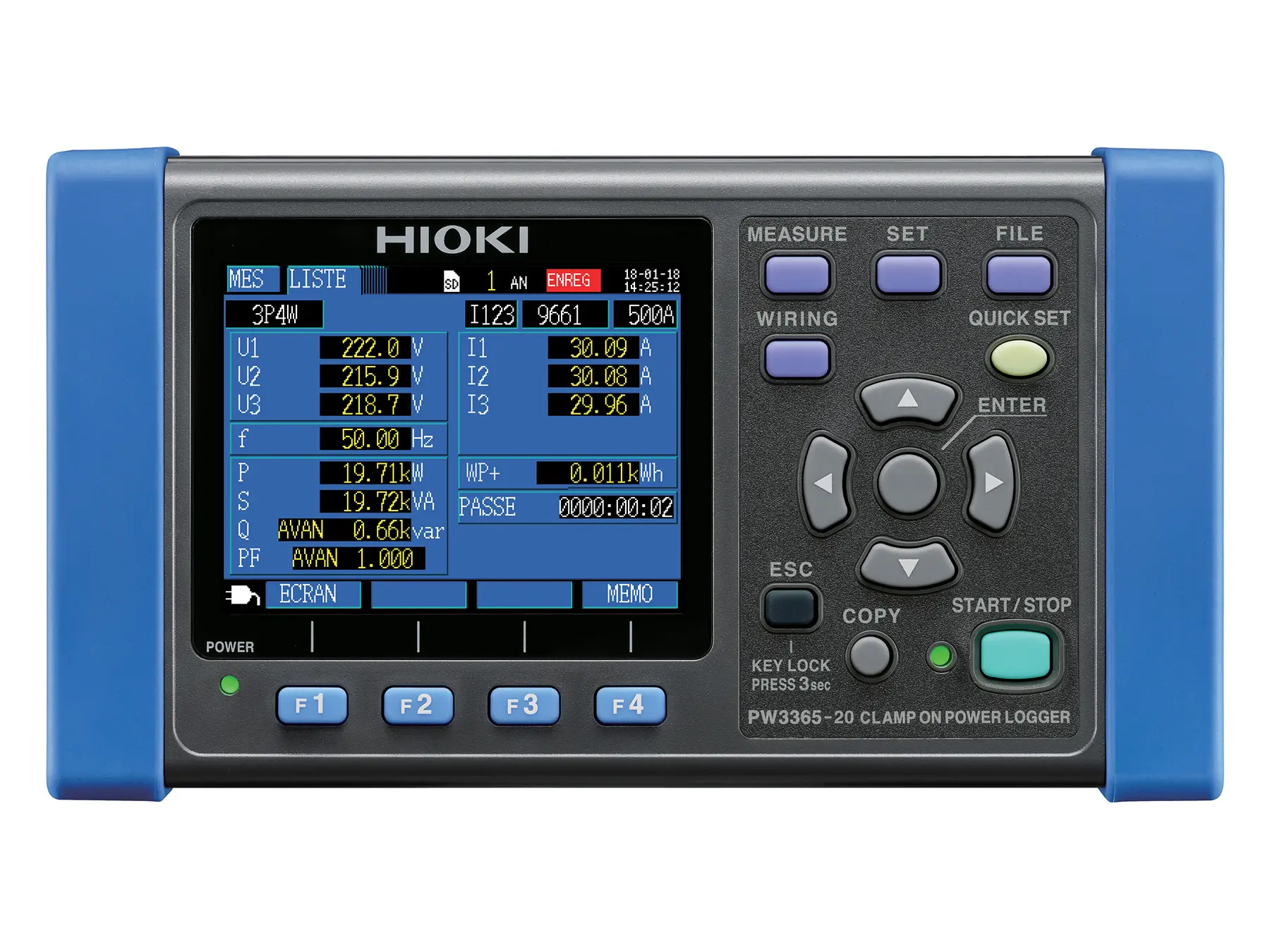 PW3365 - Compact Three-Phase Power Logger with non-contact voltage sensors
