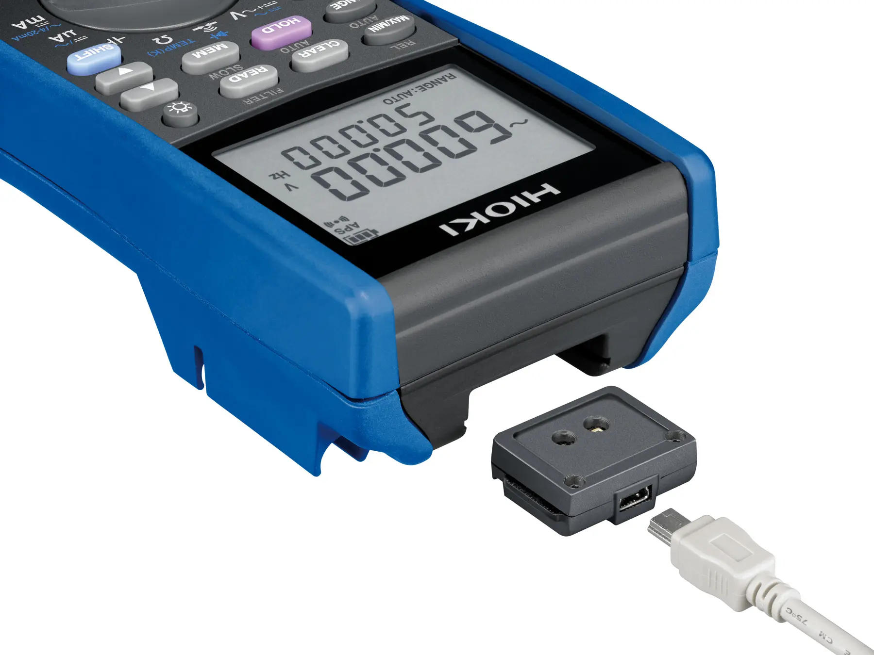 HIOKI DT4281 digital multimeter with DT4900 usb adapter