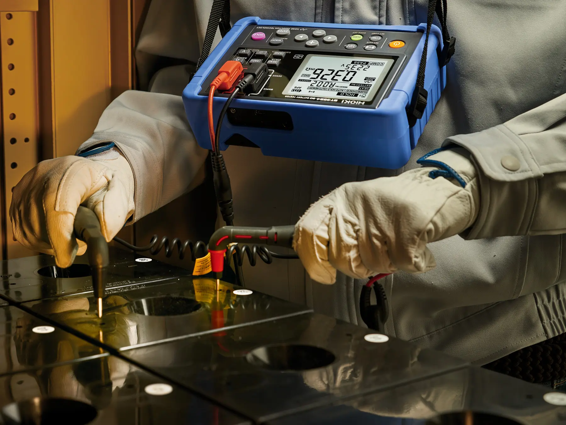 HIOKI L2020 angled test lead pogo pins for BT3554