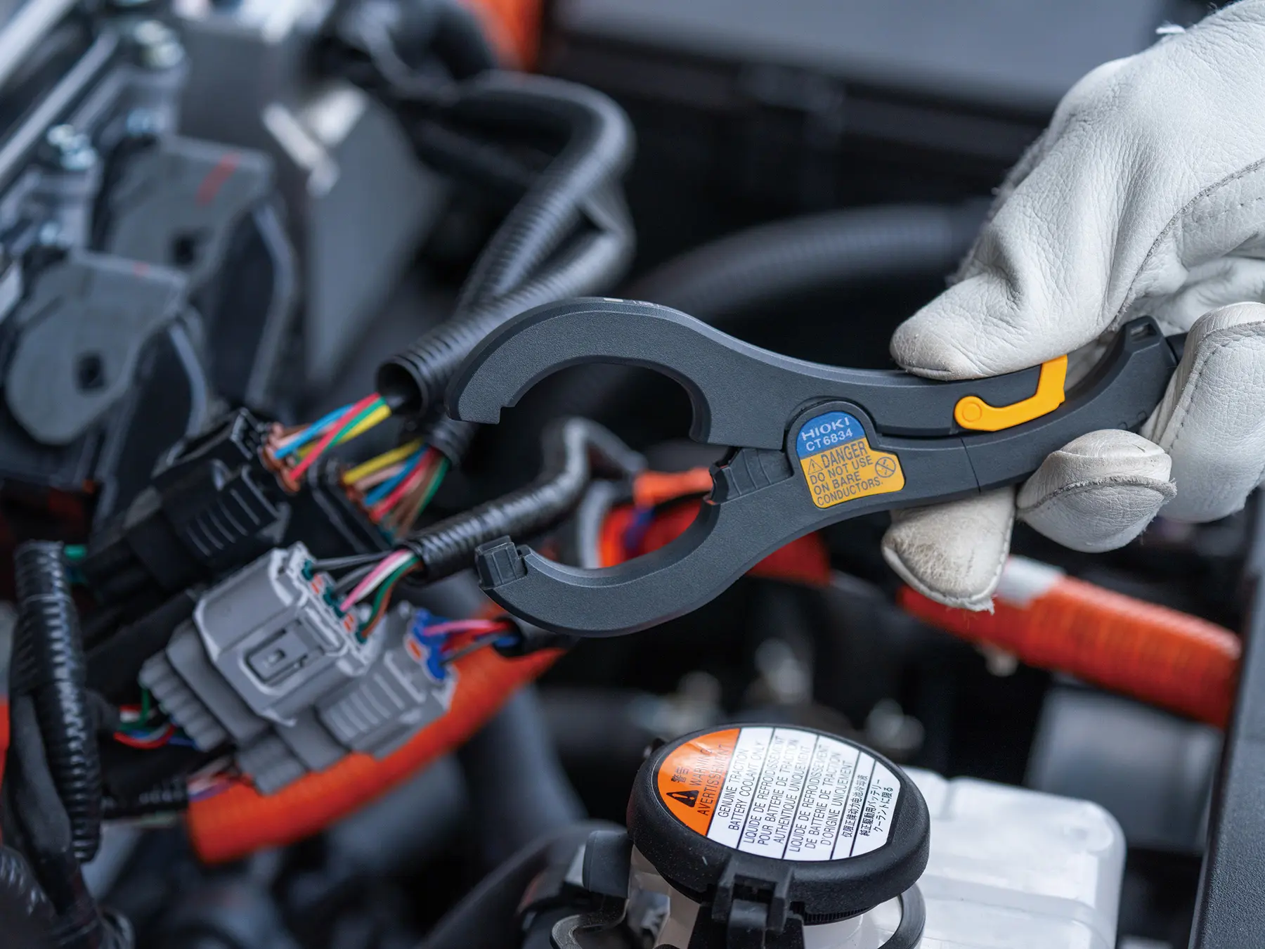 HIOKI CT6834 super slim AC DC high accuracy current clamp 500 A 50 kHz