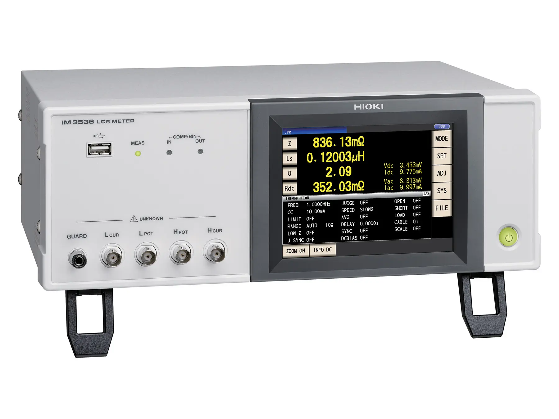 HIOKI IM3536 - Benchtop LCR Meter, 4 Hz to 8 MHz