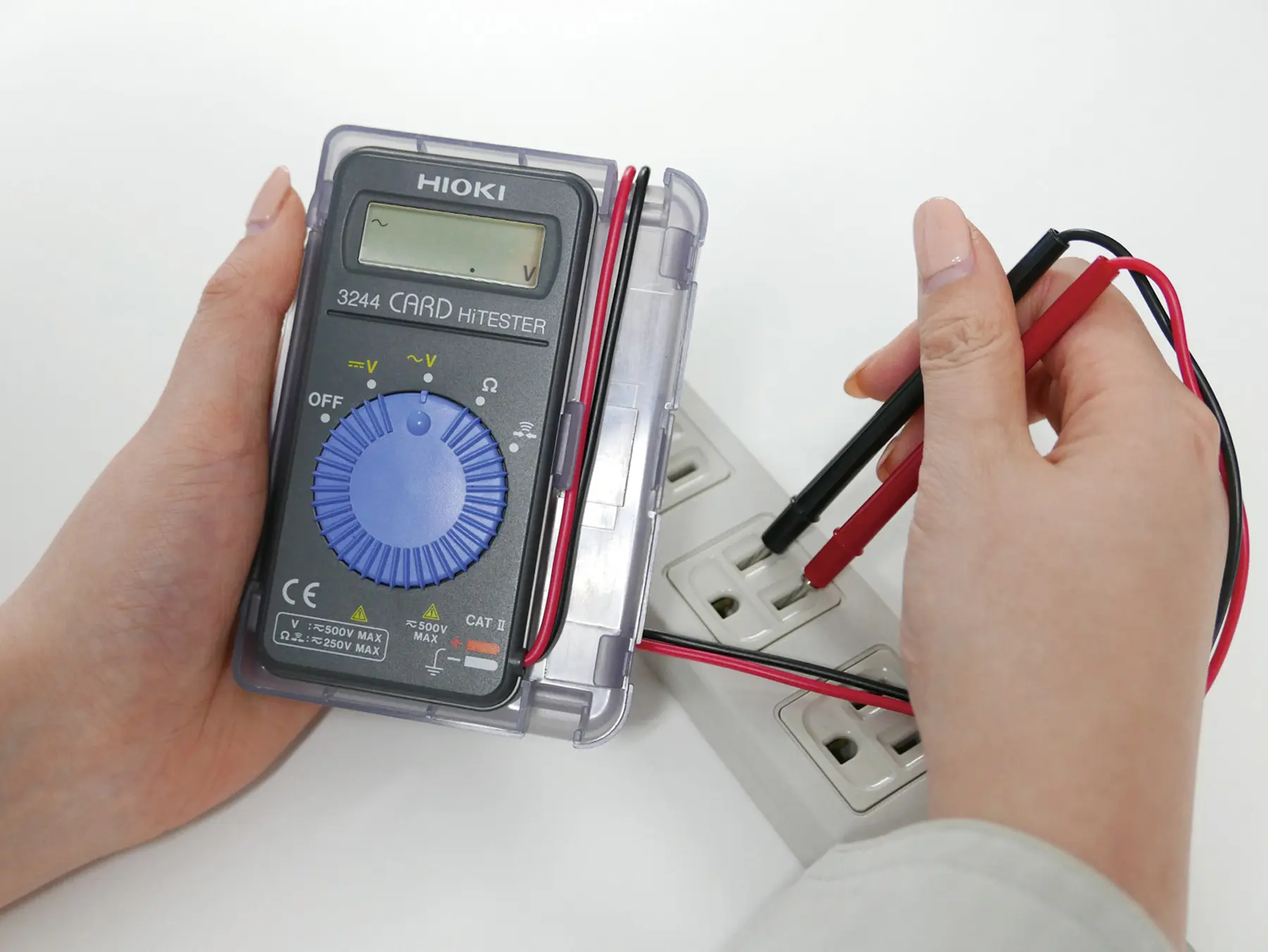 HIOKI 3244-60 card multimeter cat iii 300v cat ii 600v