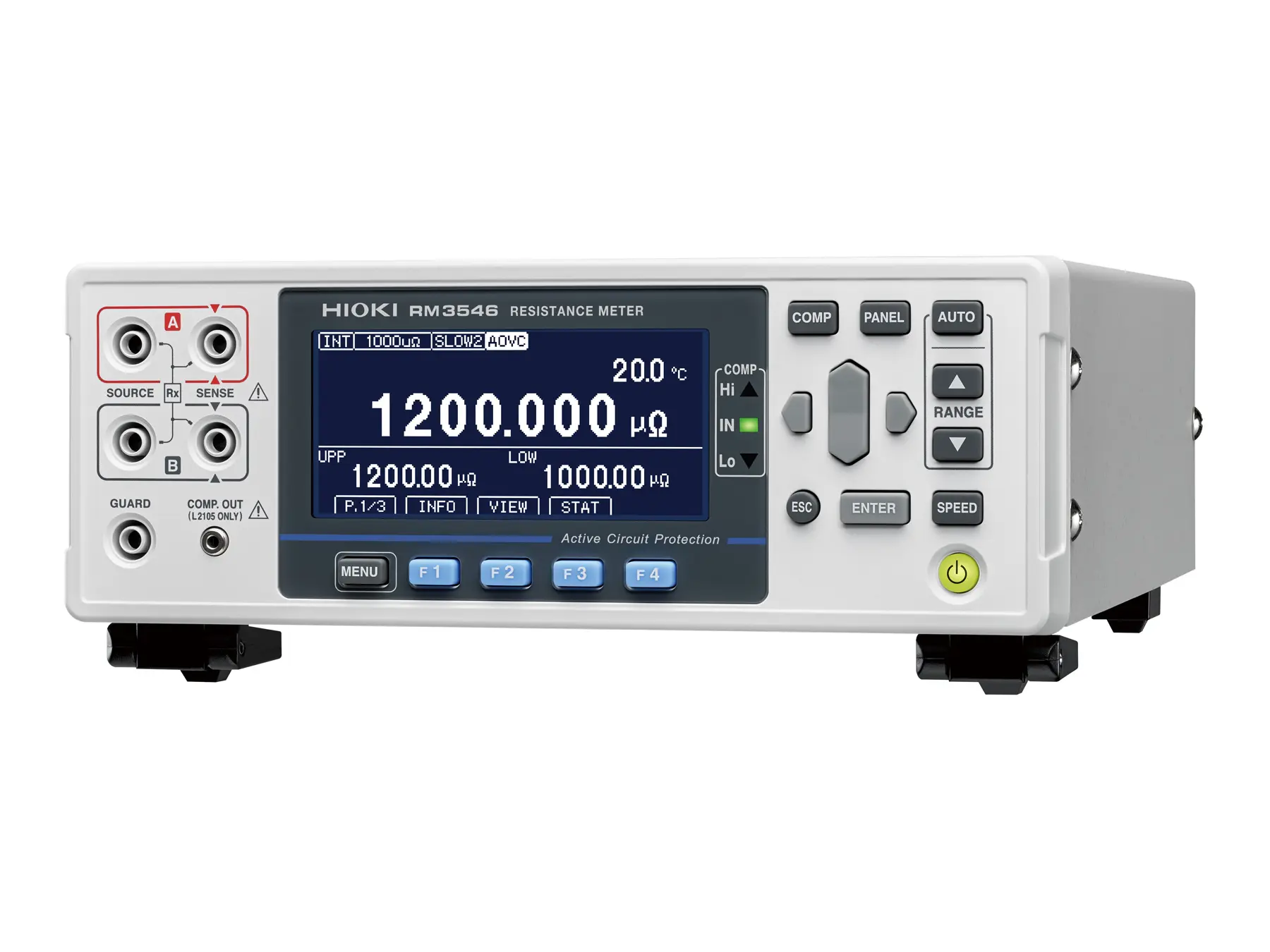 HIOKI RM3546 high precision dc resistance meter weld resistance inspection active circuit protection dc 60v