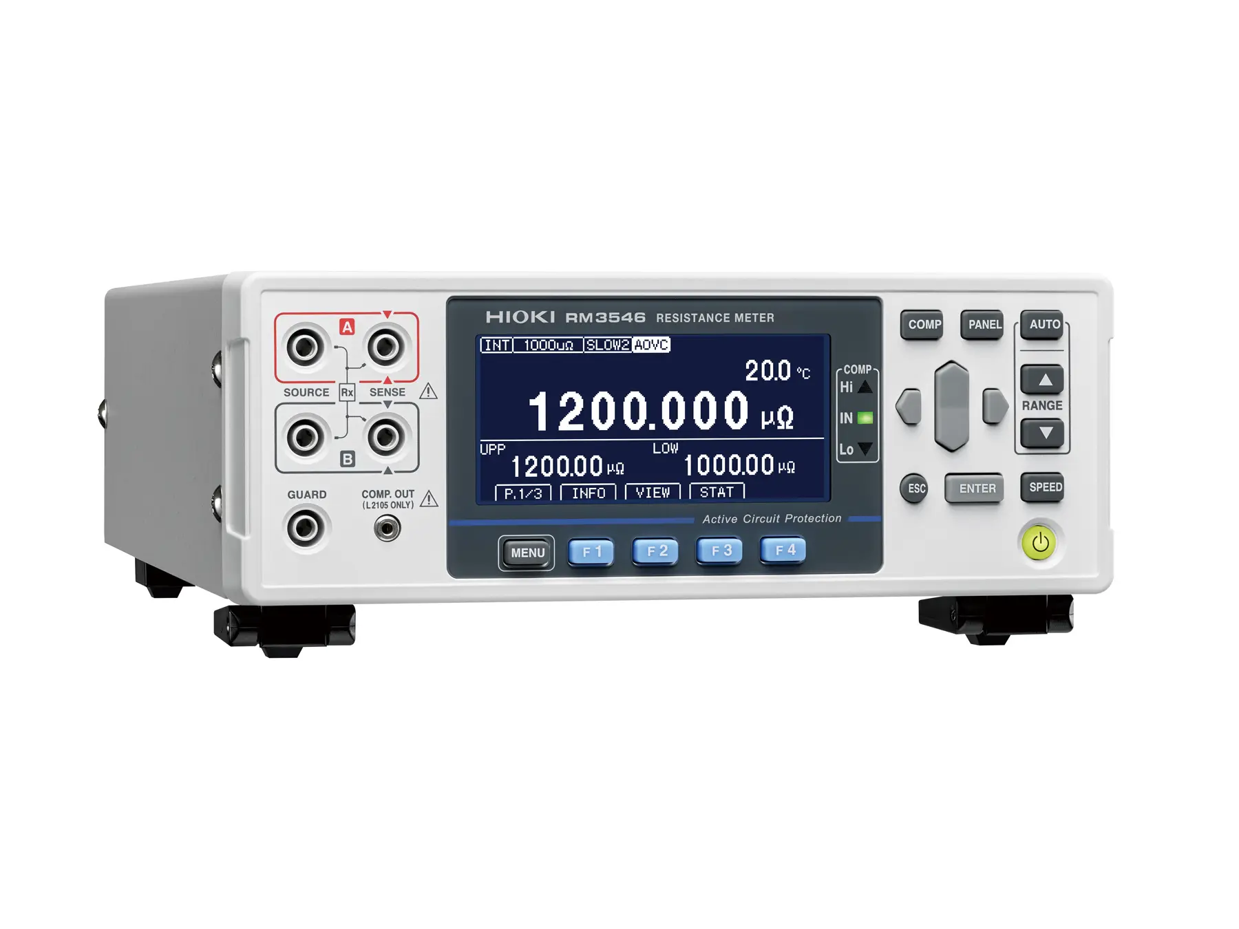 HIOKI RM3546 high precision dc resistance meter weld resistance inspection 13 ranges 1 milli ohm to 1000 mega ohm