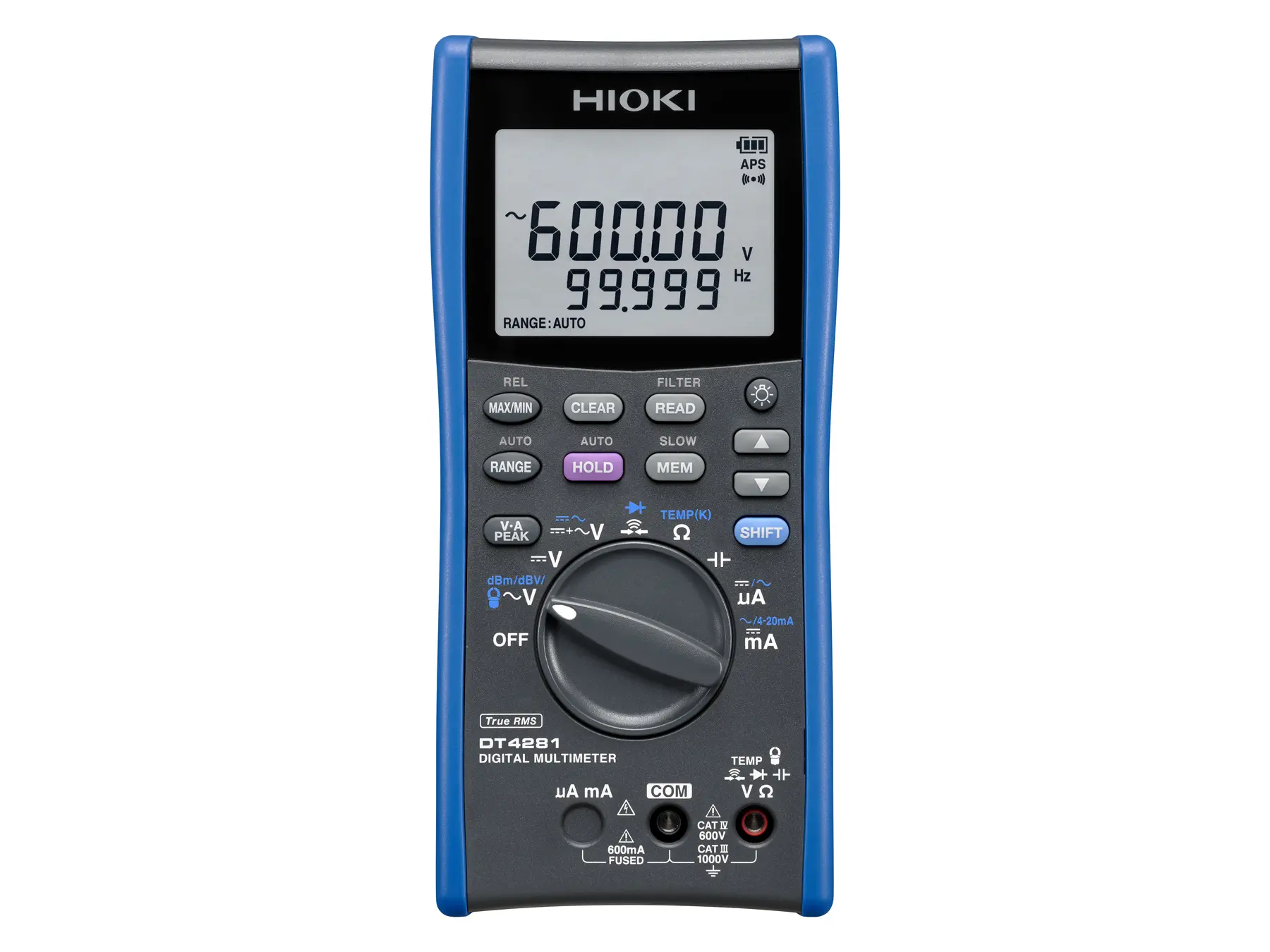 HIOKI DT4281 digital multimeter capacitance and frequency measurement