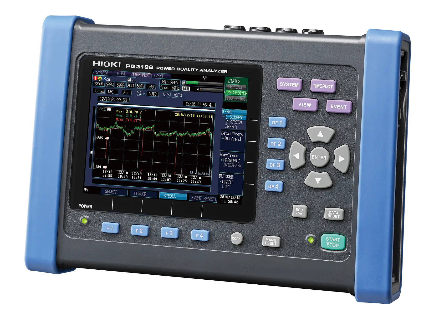 PQ3198-94 - Power quality analyzer kit with 4 flexible current clamps