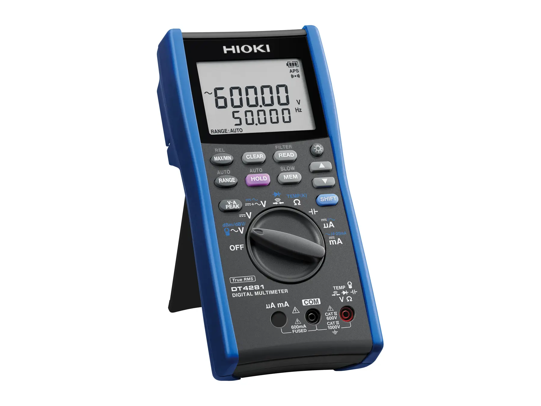 HIOKI DT4281 digital multimeter continuity and diode test
