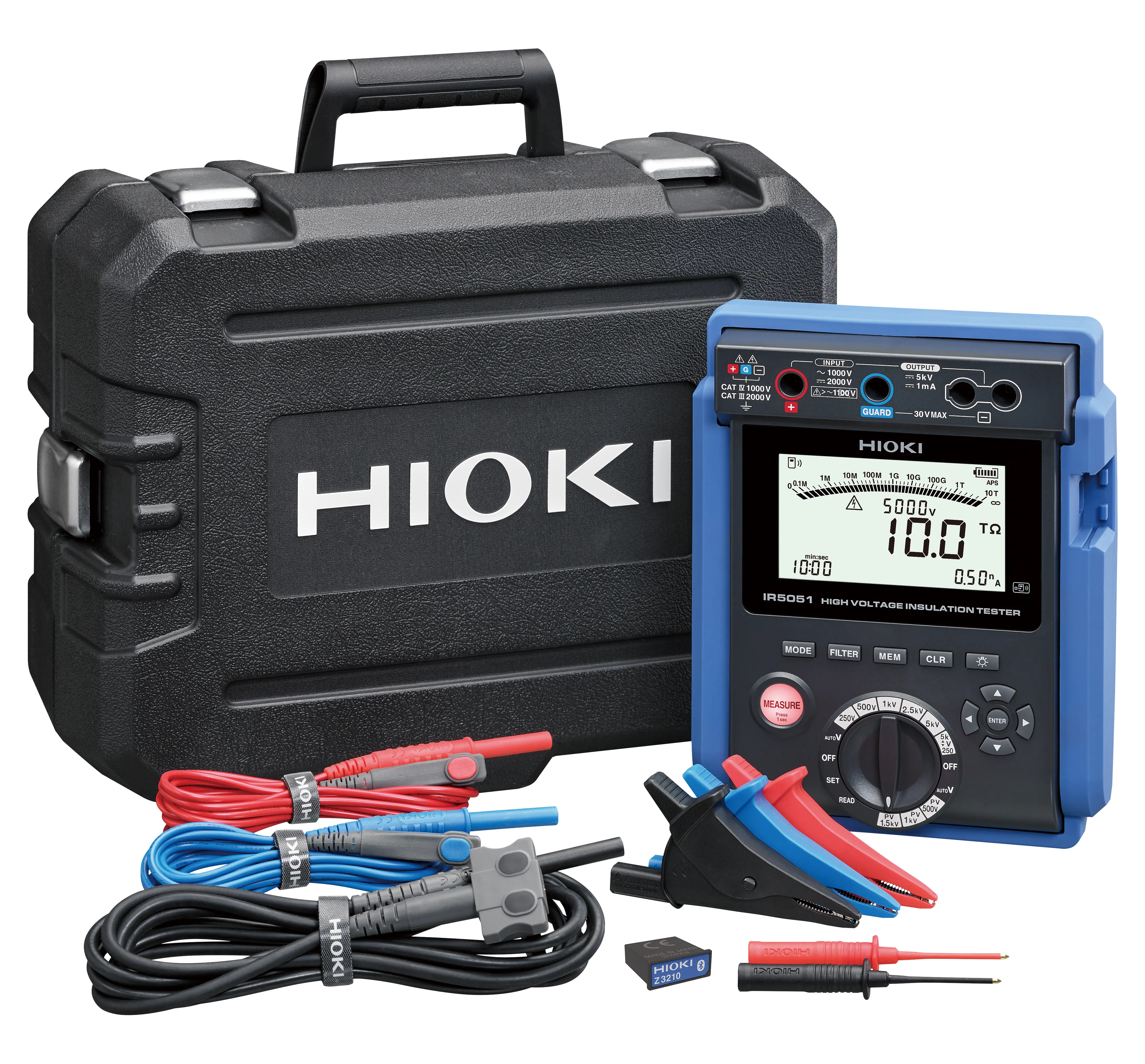 IR5051-90 - Portable high voltage PV insulation tester with Z3210