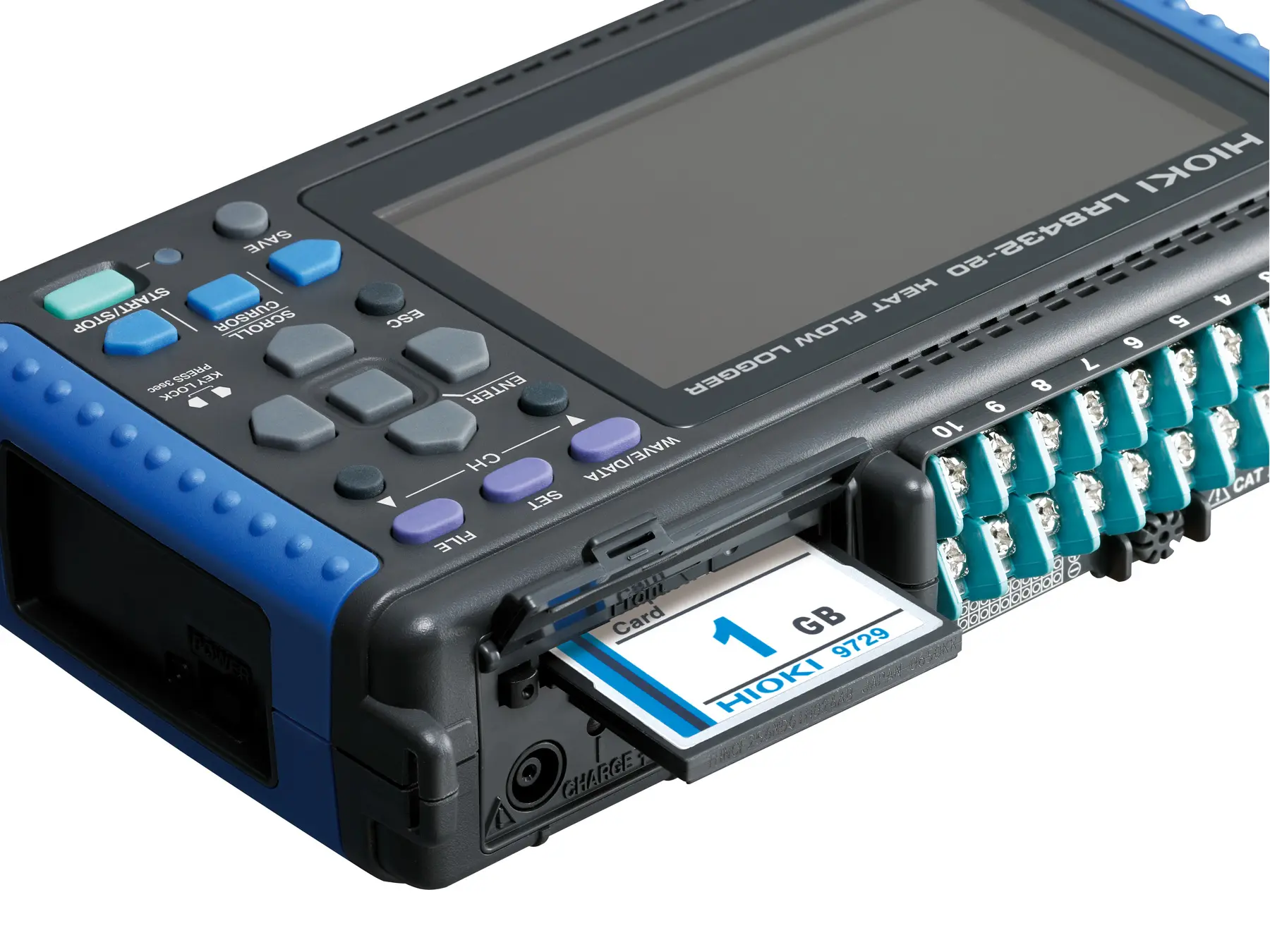 HIOKI 9729 compact flash card 1gb long term recording